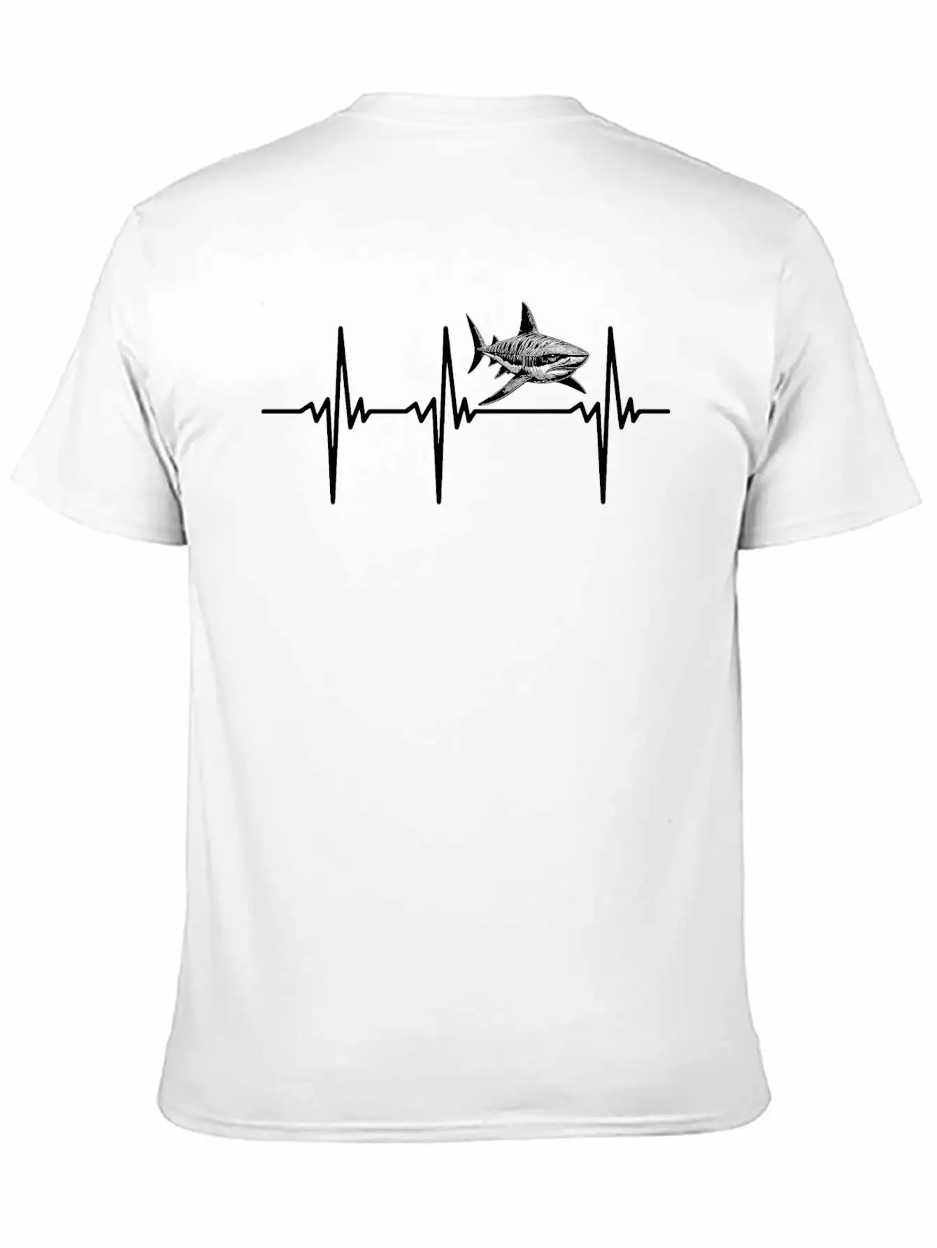 Heartbeat For Sharks Relaxed Everyday Tee – Lightweight And Durable Cotton