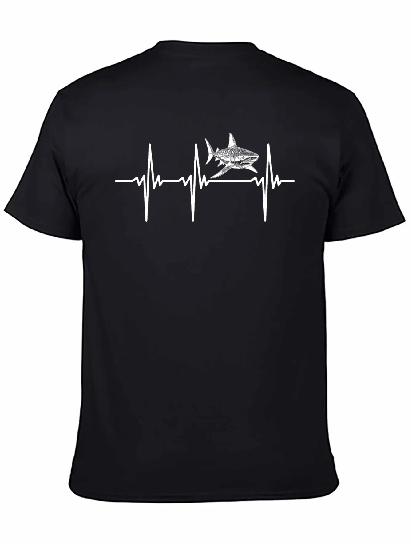 Heartbeat For Sharks Relaxed Everyday Tee – Lightweight And Durable Cotton
