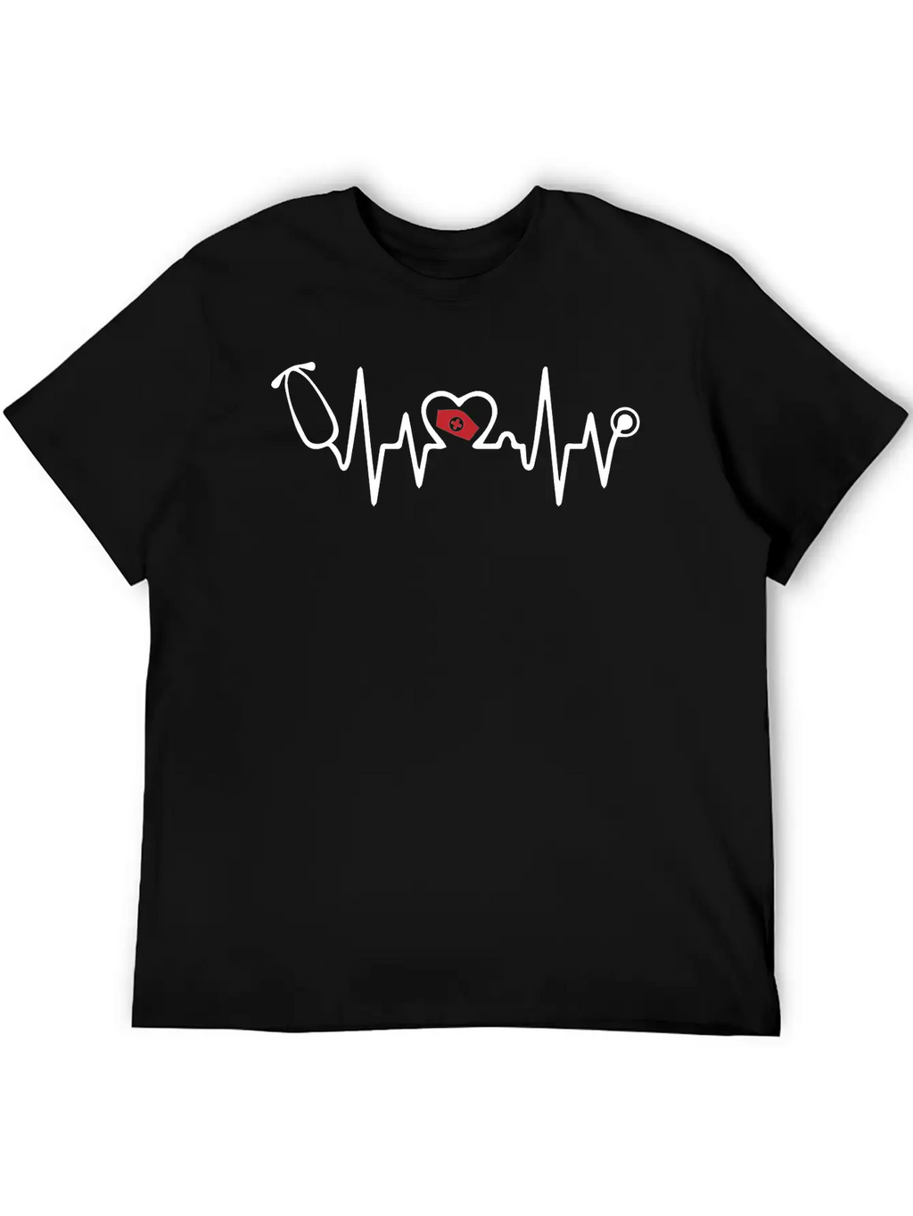 Heartbeat Nurse Stylish Everyday T-Shirt – Unisex Basic Cotton Tee