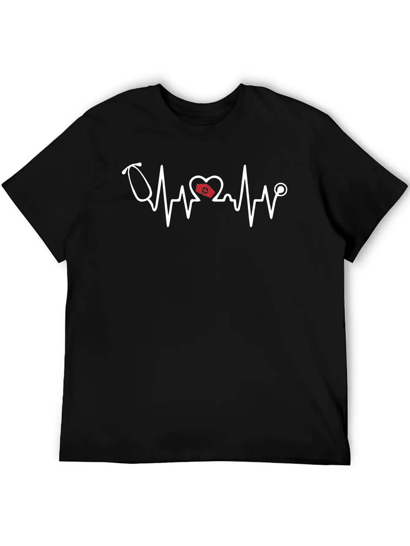 Heartbeat Nurse Stylish Everyday T-Shirt – Unisex Basic Cotton Tee