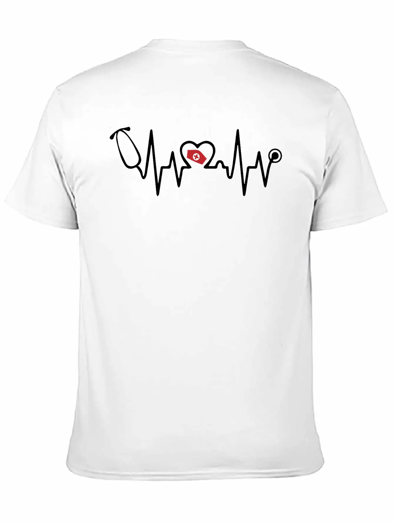Heartbeat Nurse Stylish Everyday T-Shirt – Unisex Basic Cotton Tee