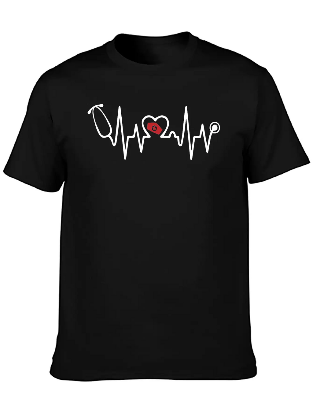 Heartbeat Nurse Stylish Everyday T-Shirt – Unisex Basic Cotton Tee