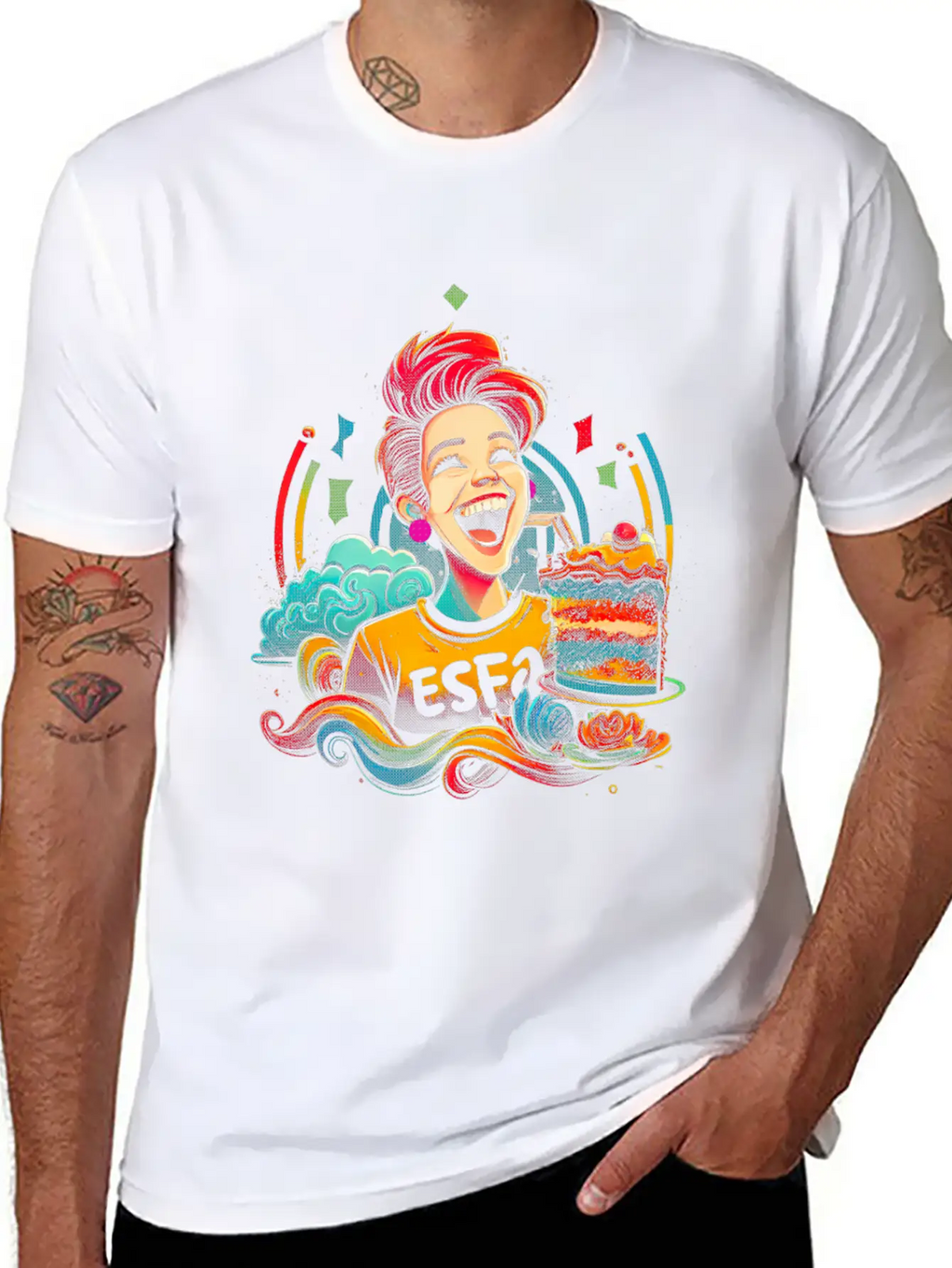 Heartfelt Connections: Embrace Your ESFJ Essence Breathable Soft Cotton T-Shirt – Timeless Casual Look
