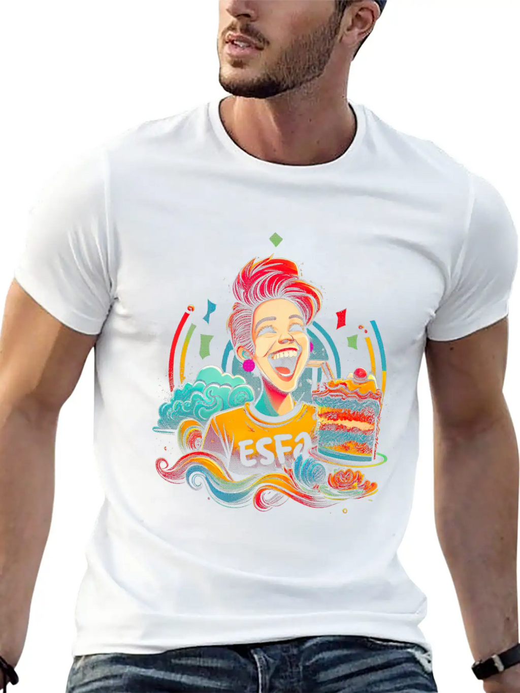 Heartfelt Connections: Embrace Your ESFJ Essence Breathable Soft Cotton T-Shirt – Timeless Casual Look