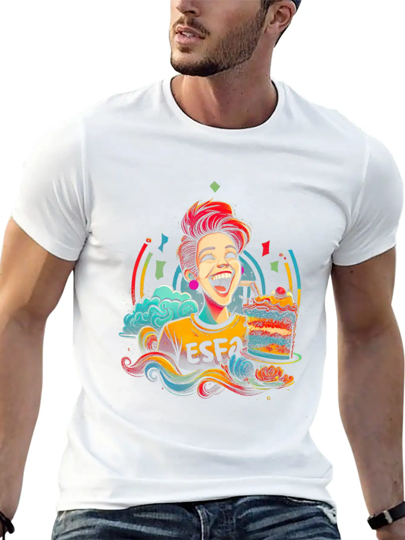 Heartfelt Connections: Embrace Your ESFJ Essence Breathable Soft Cotton T-Shirt – Timeless Casual Look
