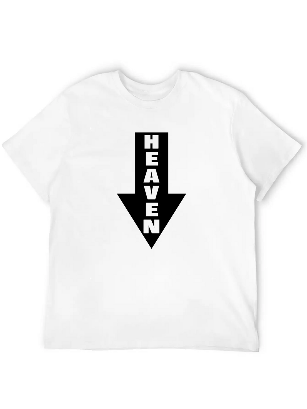 Heaven Arrow Sign Adult Flirting Joke FUNNY Classic Cotton Tee – Unisex Comfort For Any Season