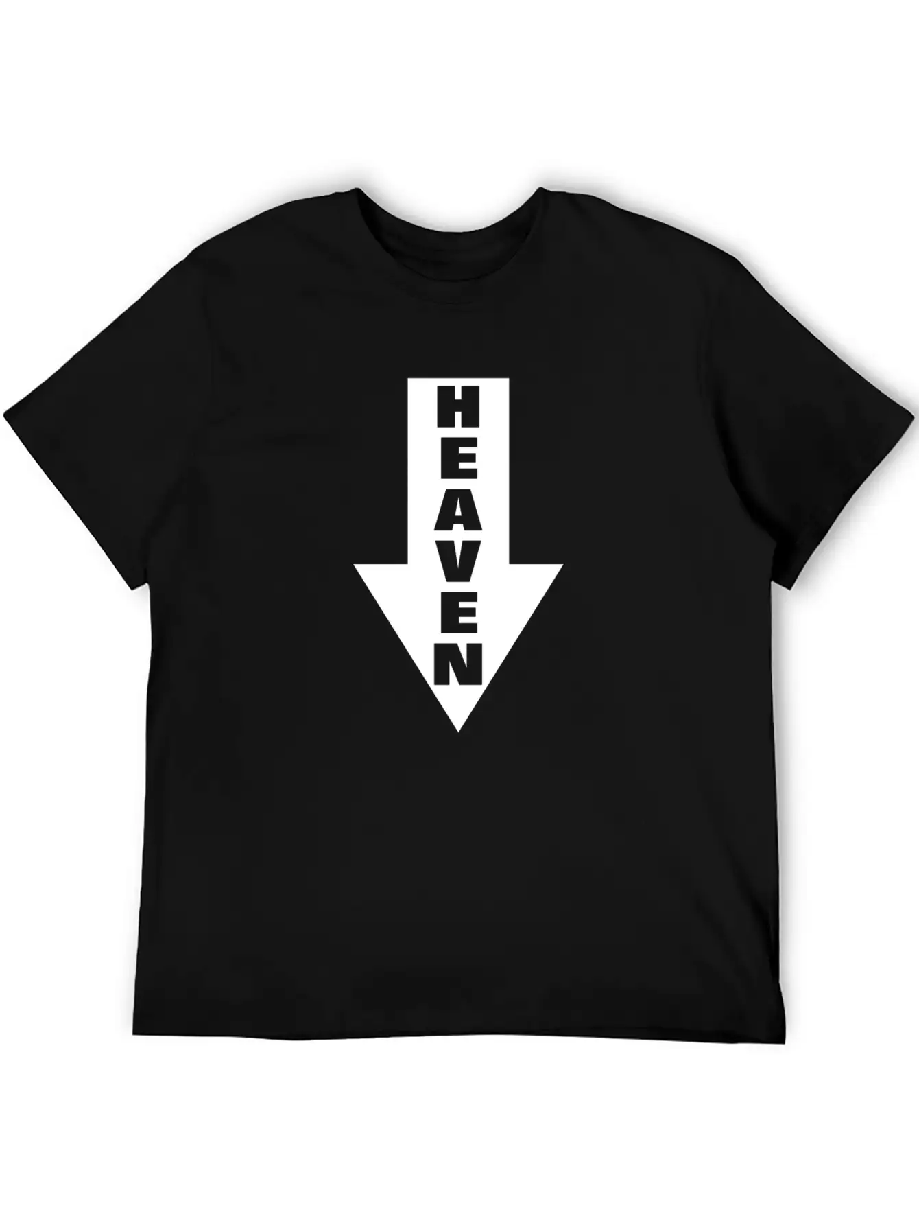 Heaven Arrow Sign Adult Flirting Joke FUNNY Classic Cotton Tee – Unisex Comfort For Any Season