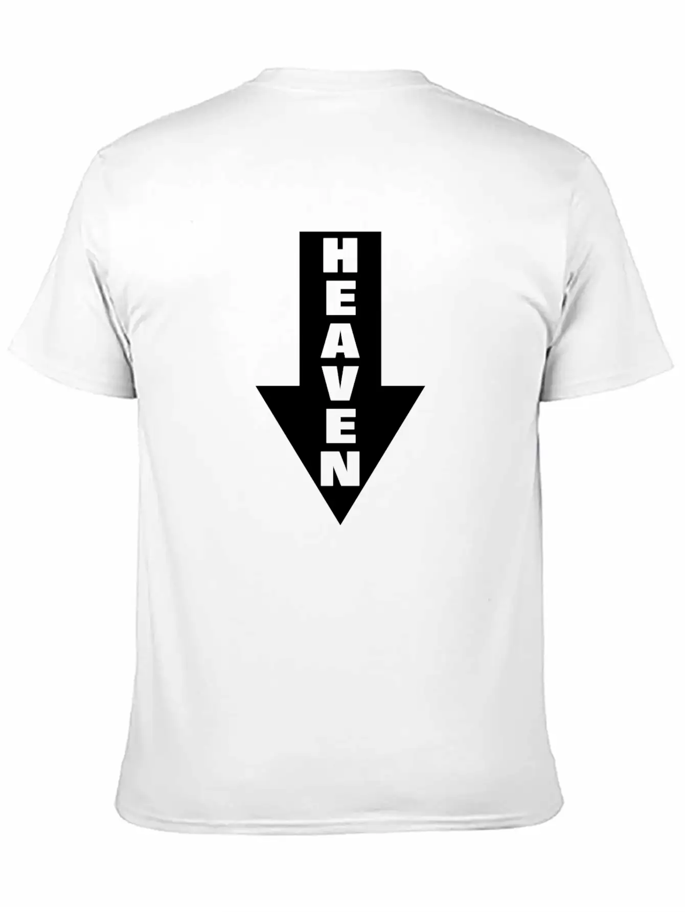 Heaven Arrow Sign Adult Flirting Joke FUNNY Classic Cotton Tee – Unisex Comfort For Any Season