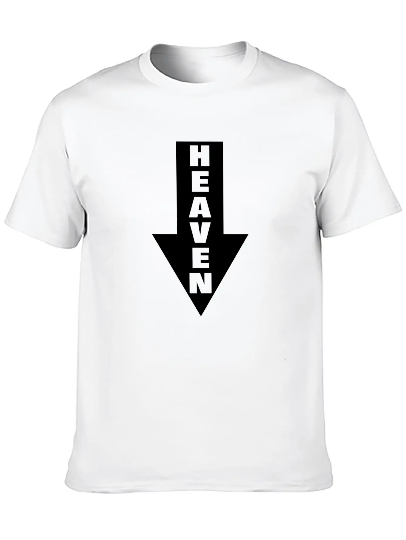 Heaven Arrow Sign Adult Flirting Joke FUNNY Classic Cotton Tee – Unisex Comfort For Any Season