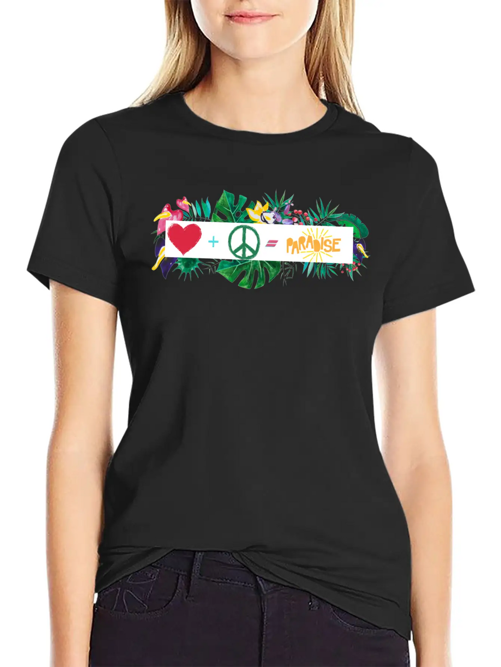 Heaven Is Love And Peace Classic Cotton Tee – Unisex Comfort For Any Season