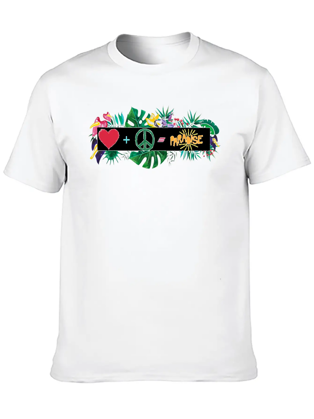 Heaven Is Love And Peace Classic Cotton Tee – Unisex Comfort For Any Season