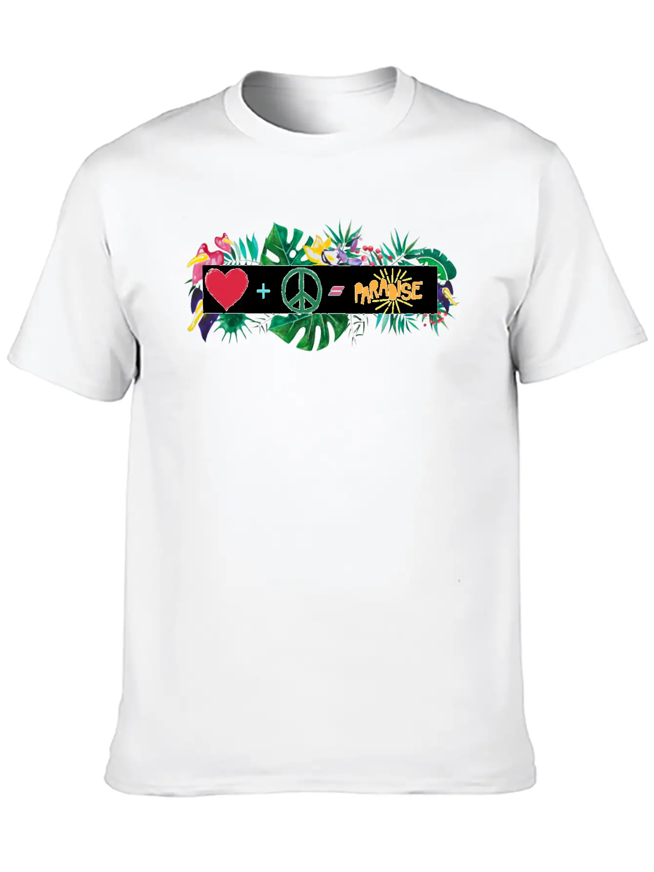 Heaven Is Love And Peace Classic Cotton Tee – Unisex Comfort For Any Season