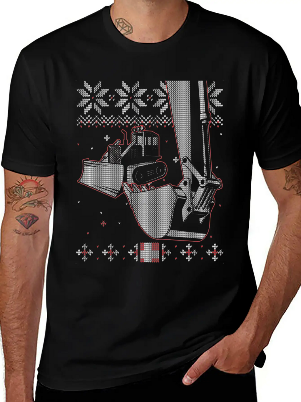 Heavy Equipment Operator Ugly Construction Worker Essential Cotton Tee For Daily Outfits – Unisex Style