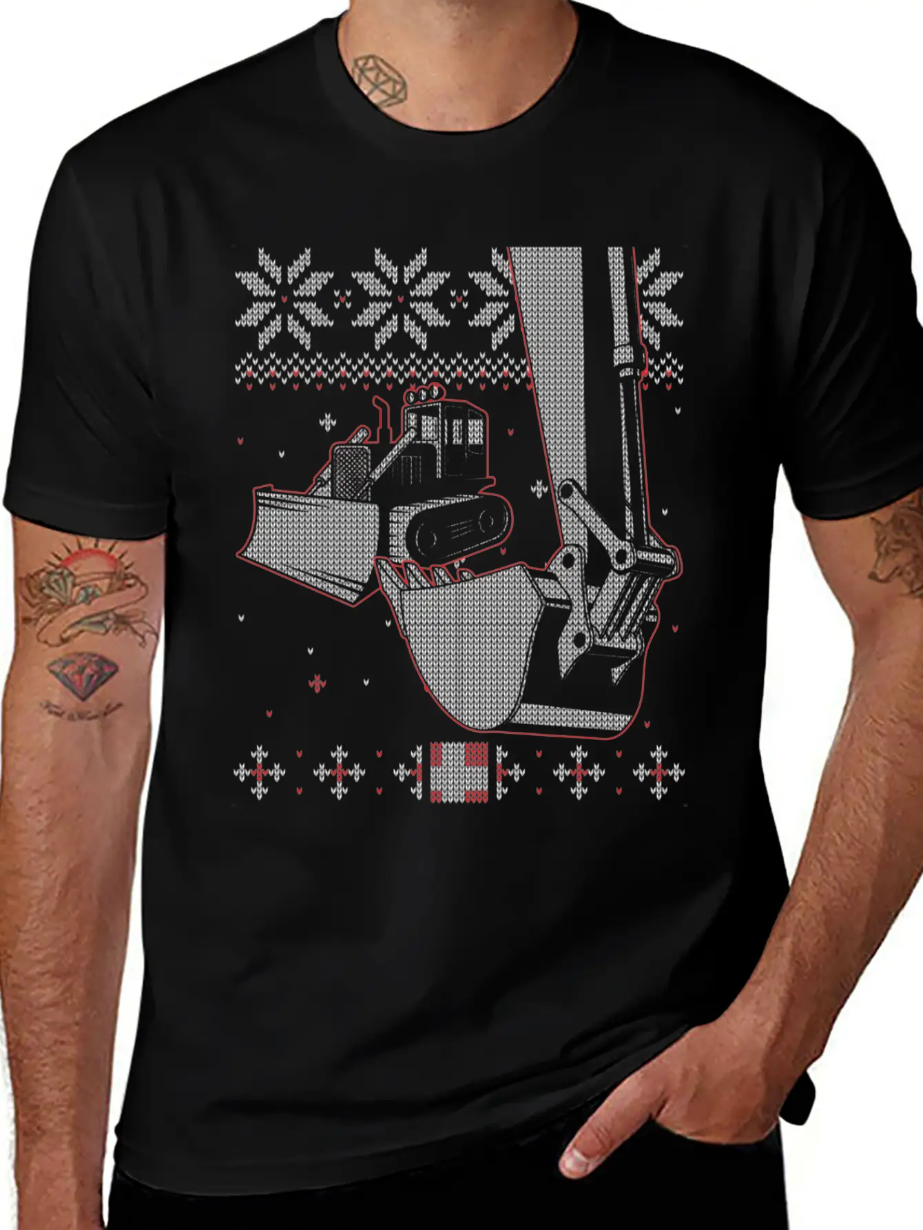 Heavy Equipment Operator Ugly Construction Worker Essential Cotton Tee For Daily Outfits – Unisex Style