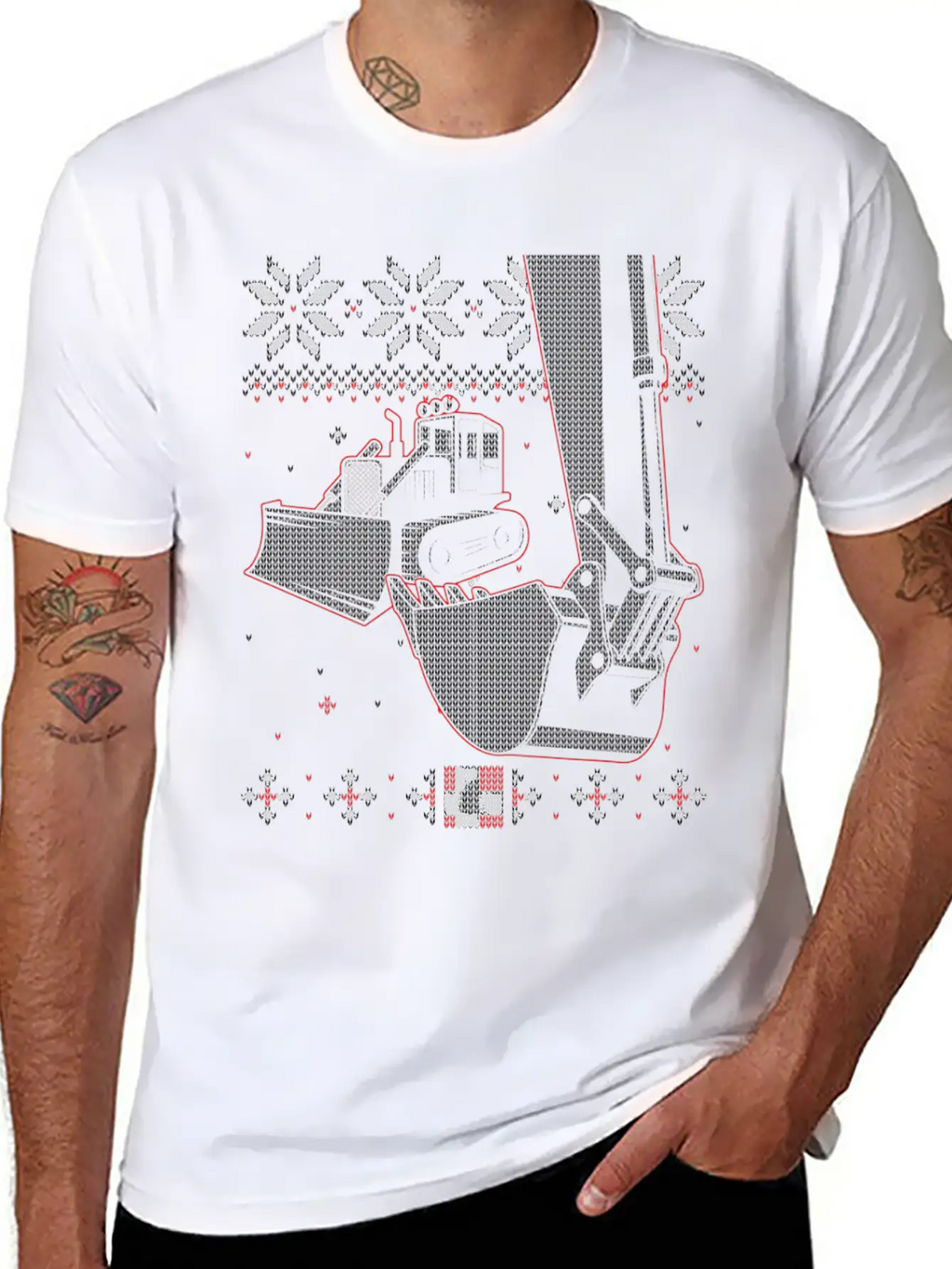 Heavy Equipment Operator Ugly Construction Worker Essential Cotton Tee For Daily Outfits – Unisex Style
