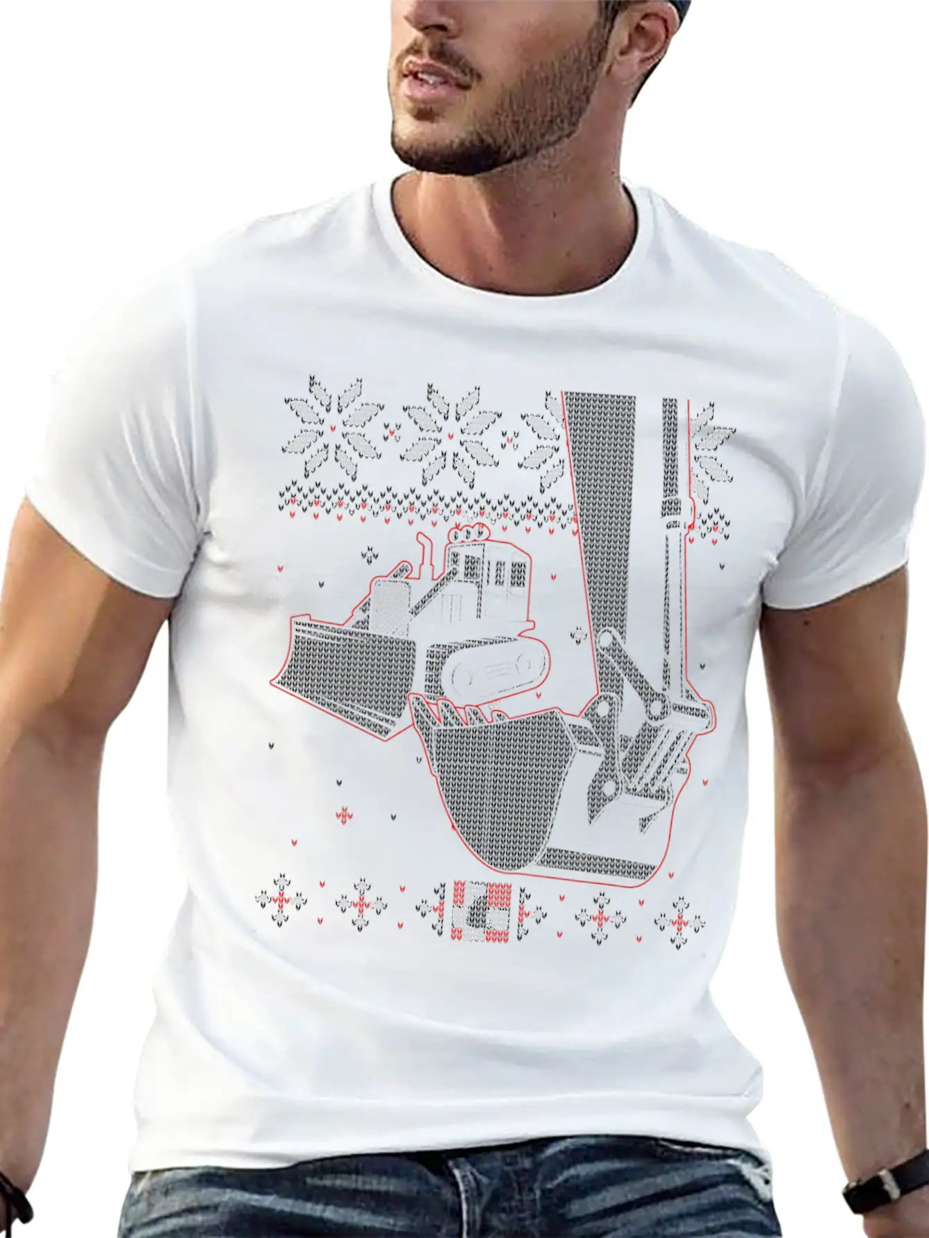 Heavy Equipment Operator Ugly Construction Worker Essential Cotton Tee For Daily Outfits – Unisex Style