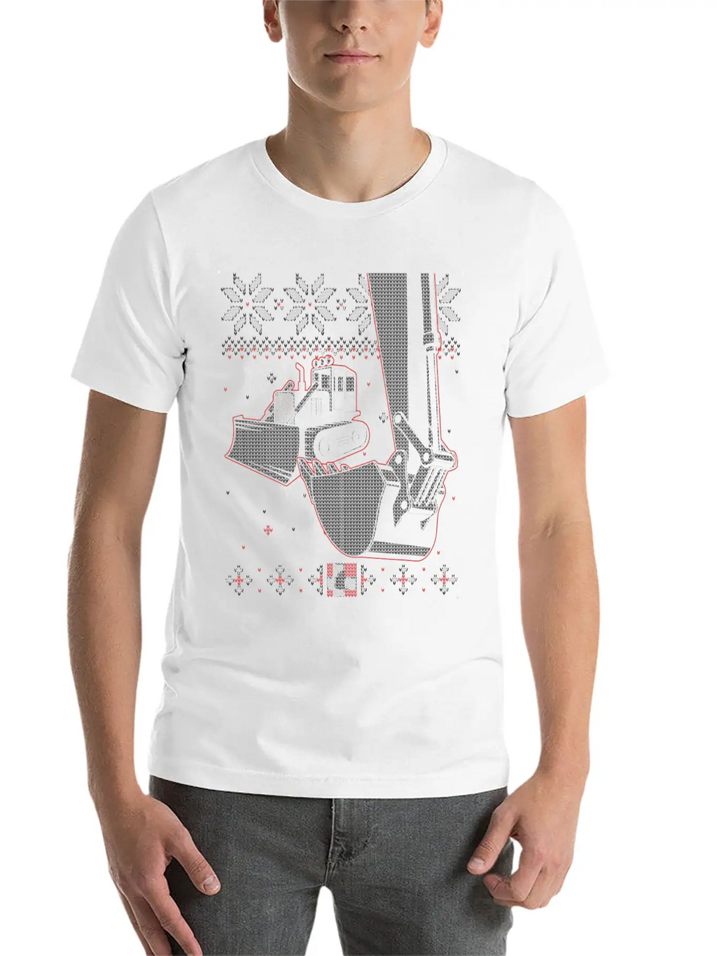 Heavy Equipment Operator Ugly Construction Worker Essential Cotton Tee For Daily Outfits – Unisex Style