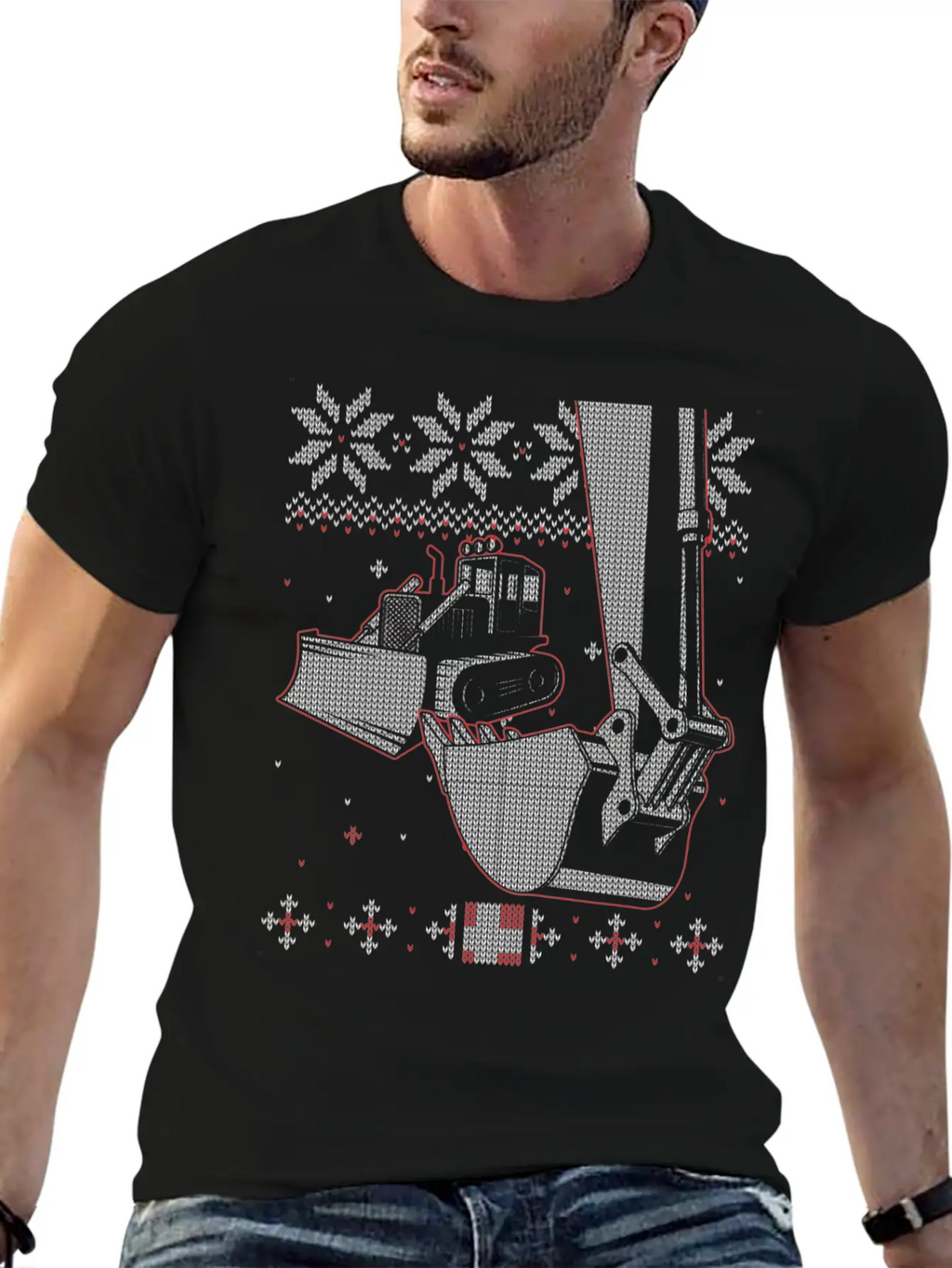 Heavy Equipment Operator Ugly Construction Worker Essential Cotton Tee For Daily Outfits – Unisex Style
