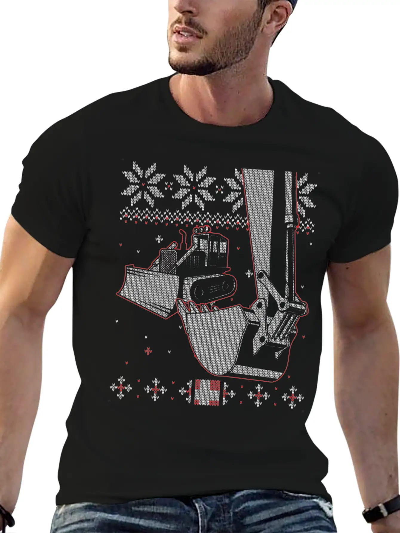 Heavy Equipment Operator Ugly Construction Worker Essential Cotton Tee For Daily Outfits – Unisex Style