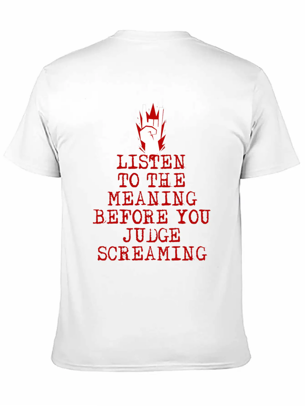 Heavy Metal Screaming Basic Graphic T-Shirt – Daily Comfort In Soft Cotton