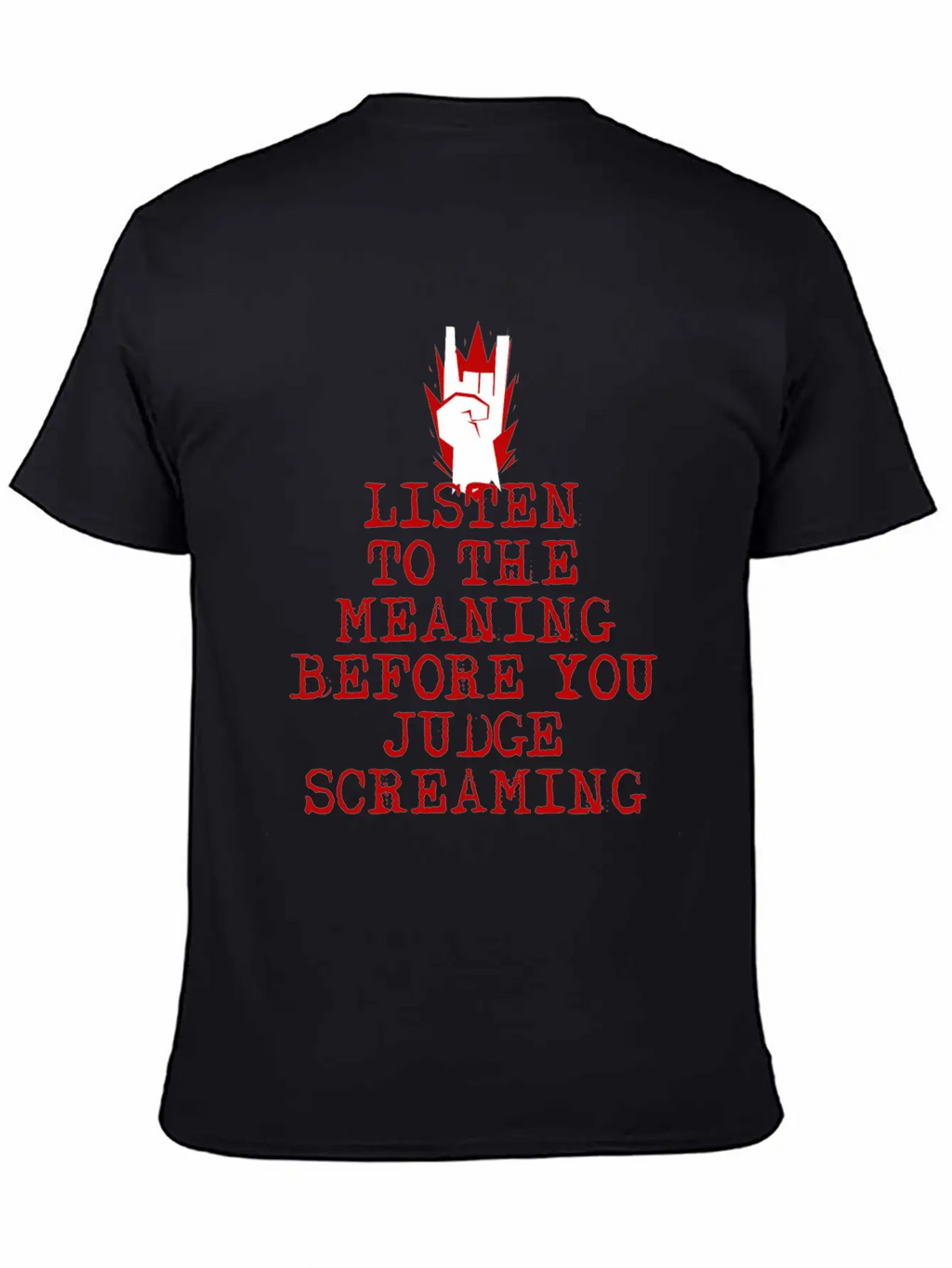 Heavy Metal Screaming Basic Graphic T-Shirt – Daily Comfort In Soft Cotton