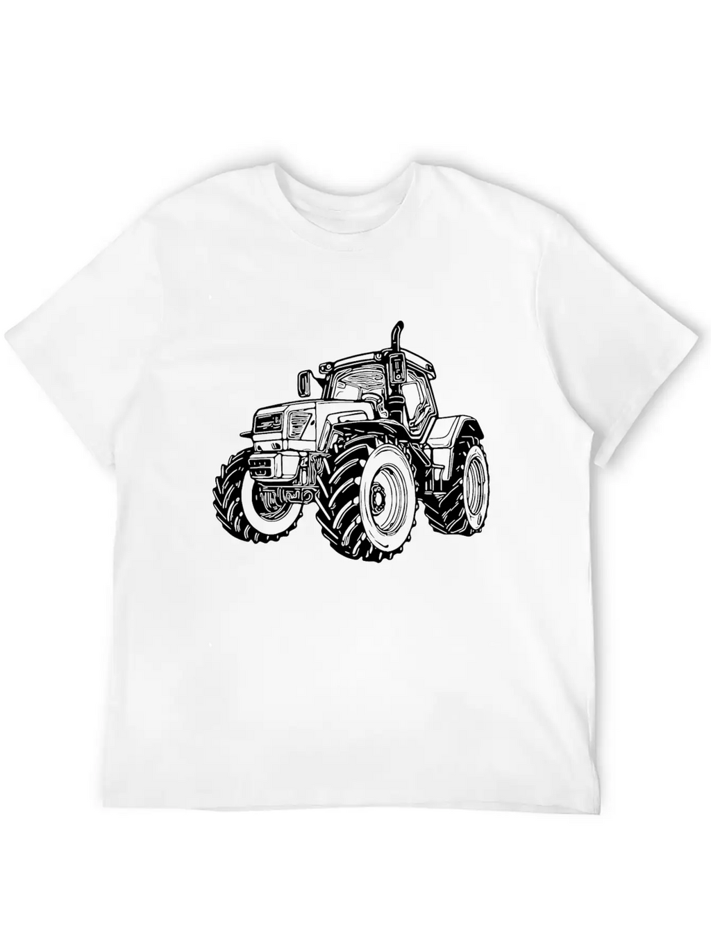 Heavy Tractor Large Field Field Tractor Unisex Casual T-Shirt – Clean Design For Daily Comfort