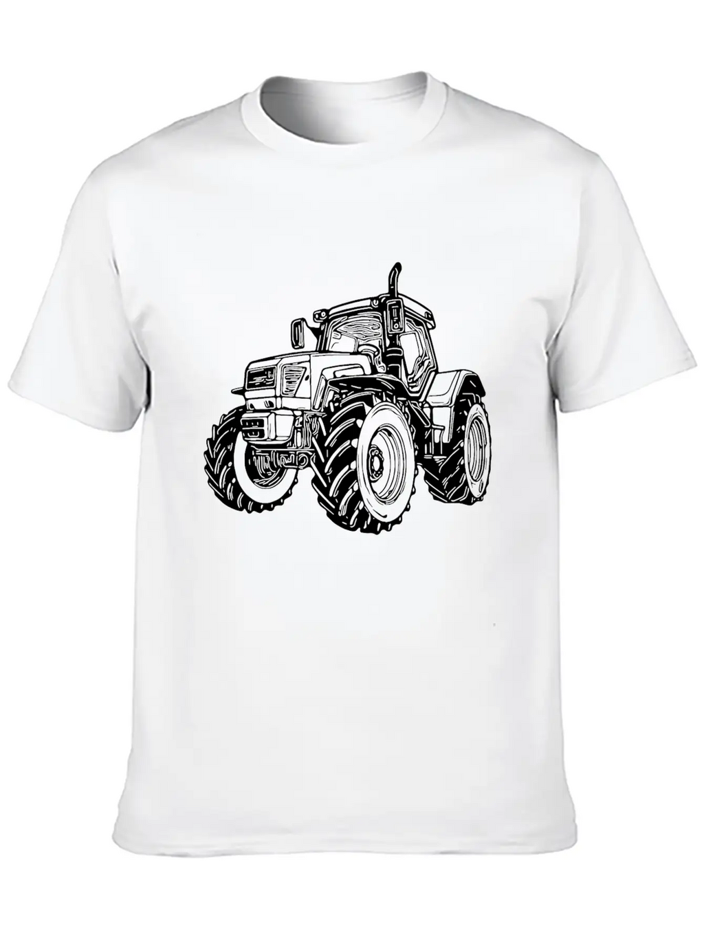 Heavy Tractor Large Field Field Tractor Unisex Casual T-Shirt – Clean Design For Daily Comfort