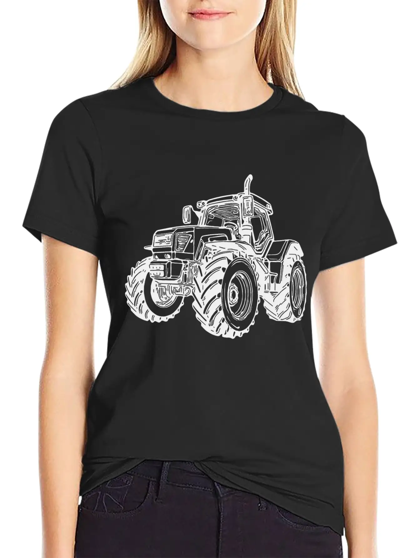 Heavy Tractor Large Field Field Tractor Unisex Casual T-Shirt – Clean Design For Daily Comfort