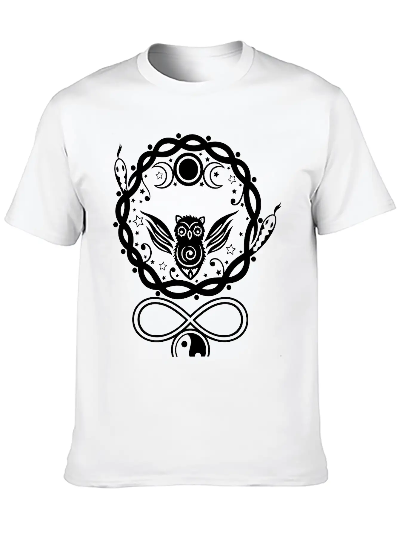 Hecate, Goddess Of The Moon. Basic Graphic T-Shirt – Daily Comfort In Soft Cotton