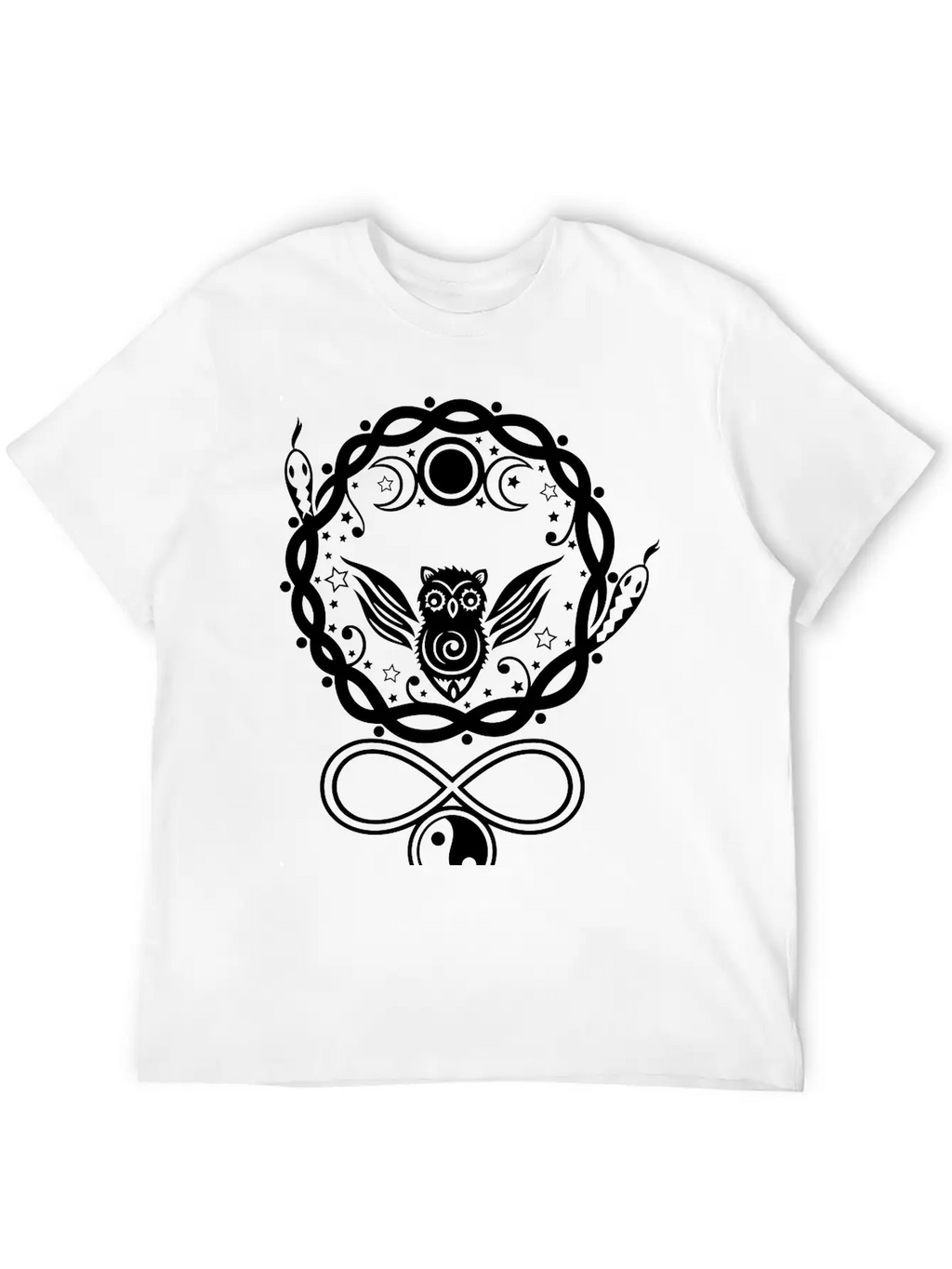 Hecate, Goddess Of The Moon. Basic Graphic T-Shirt – Daily Comfort In Soft Cotton
