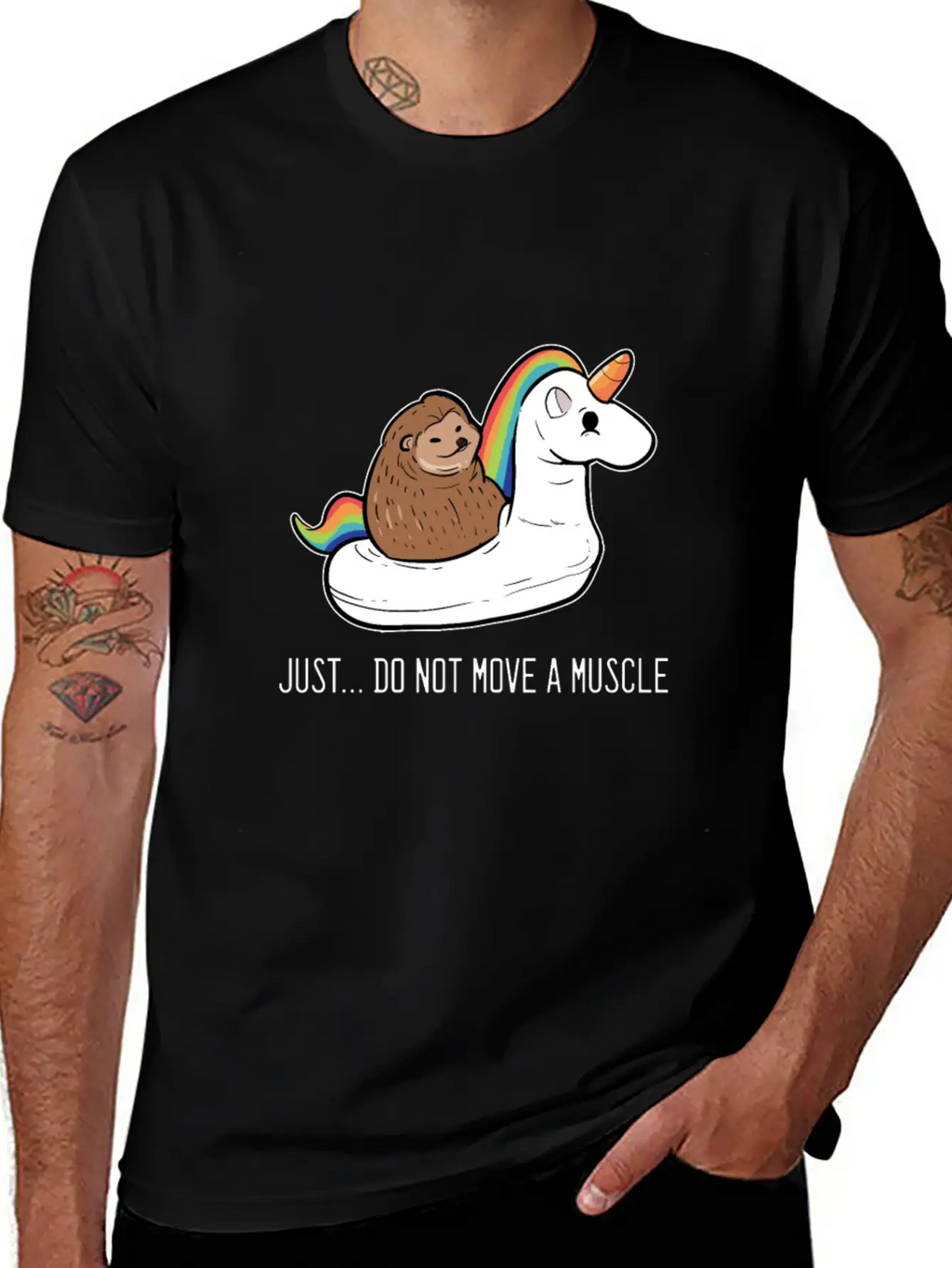 Hedgehog Unicorn Animal Lover Gift Unisex Casual T-Shirt – Clean Design For Daily Comfort