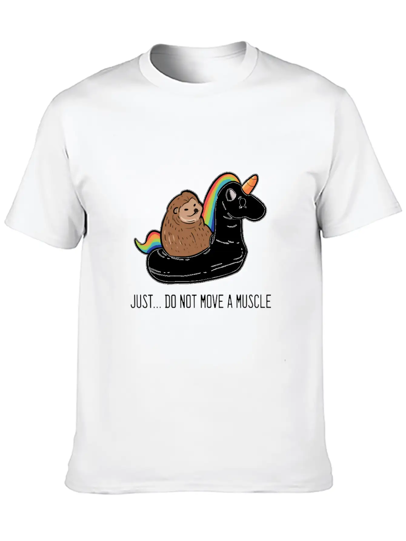 Hedgehog Unicorn Animal Lover Gift Unisex Casual T-Shirt – Clean Design For Daily Comfort