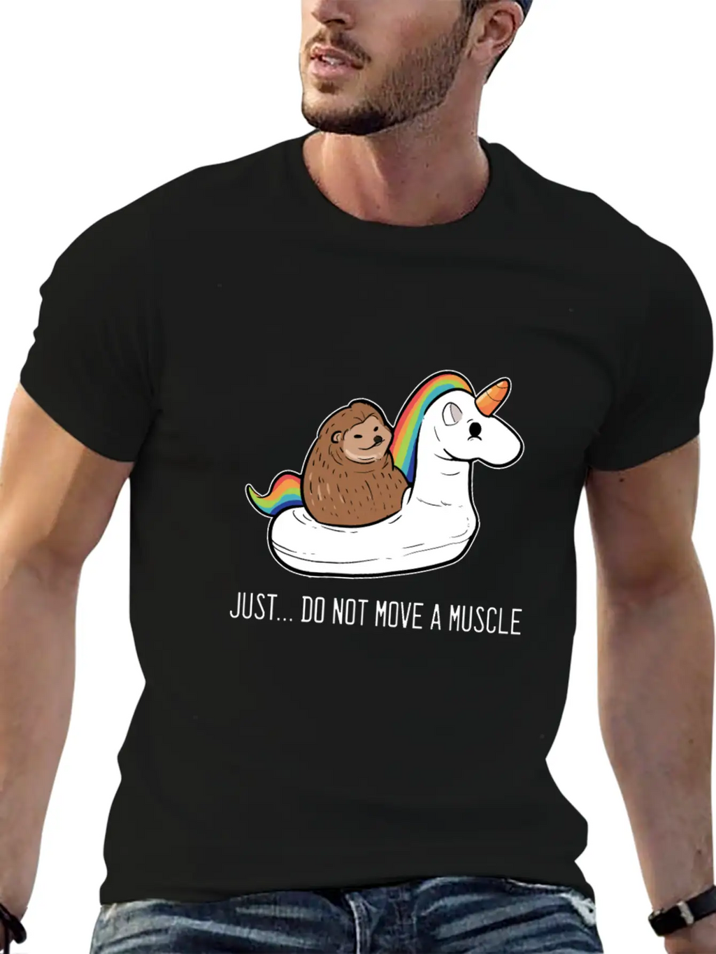 Hedgehog Unicorn Animal Lover Gift Unisex Casual T-Shirt – Clean Design For Daily Comfort
