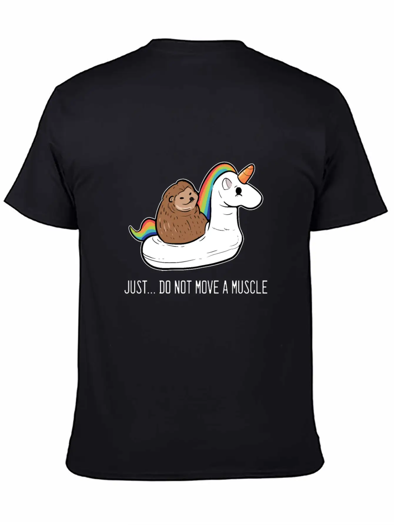 Hedgehog Unicorn Animal Lover Gift Unisex Casual T-Shirt – Clean Design For Daily Comfort