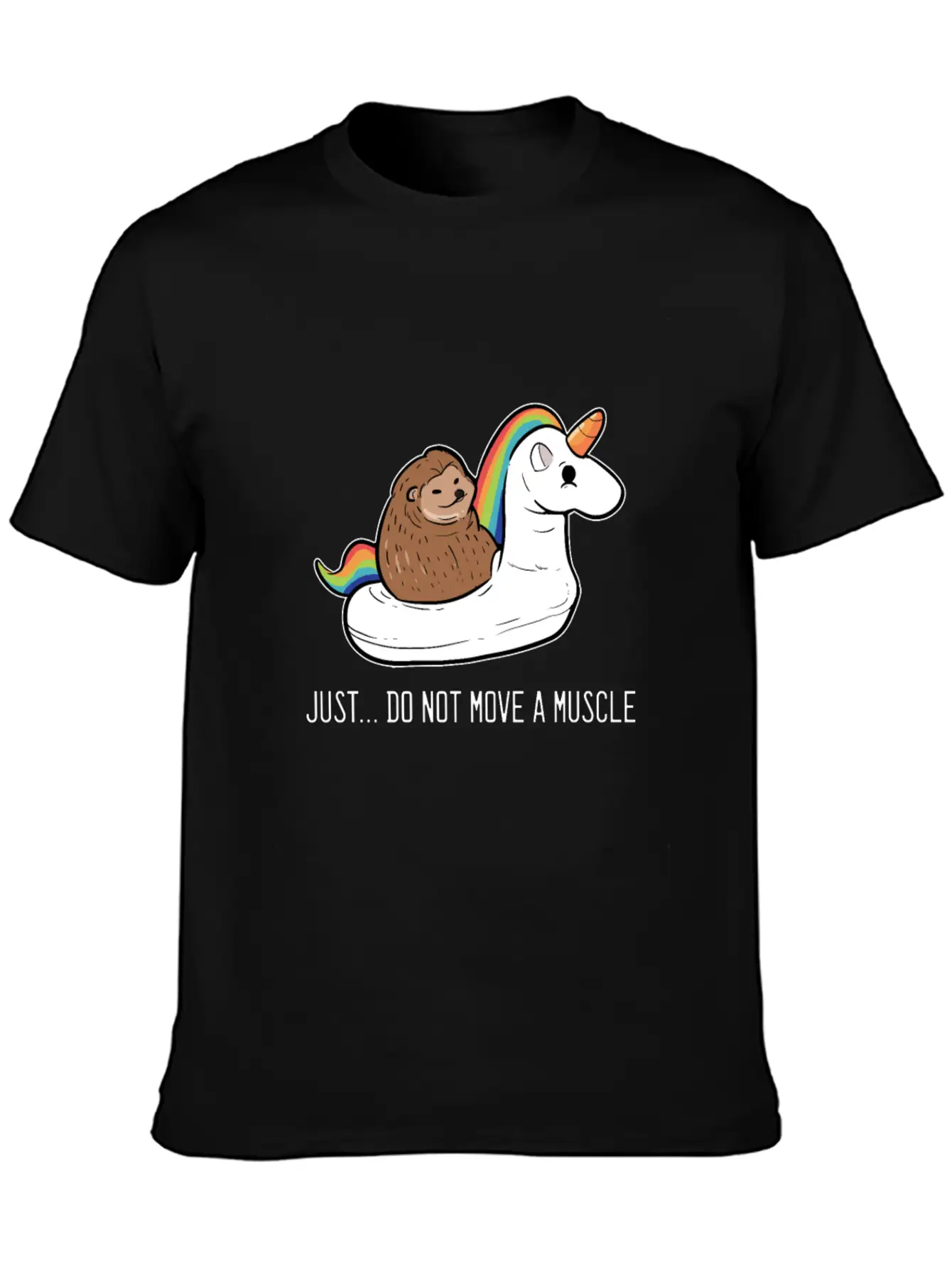 Hedgehog Unicorn Animal Lover Gift Unisex Casual T-Shirt – Clean Design For Daily Comfort