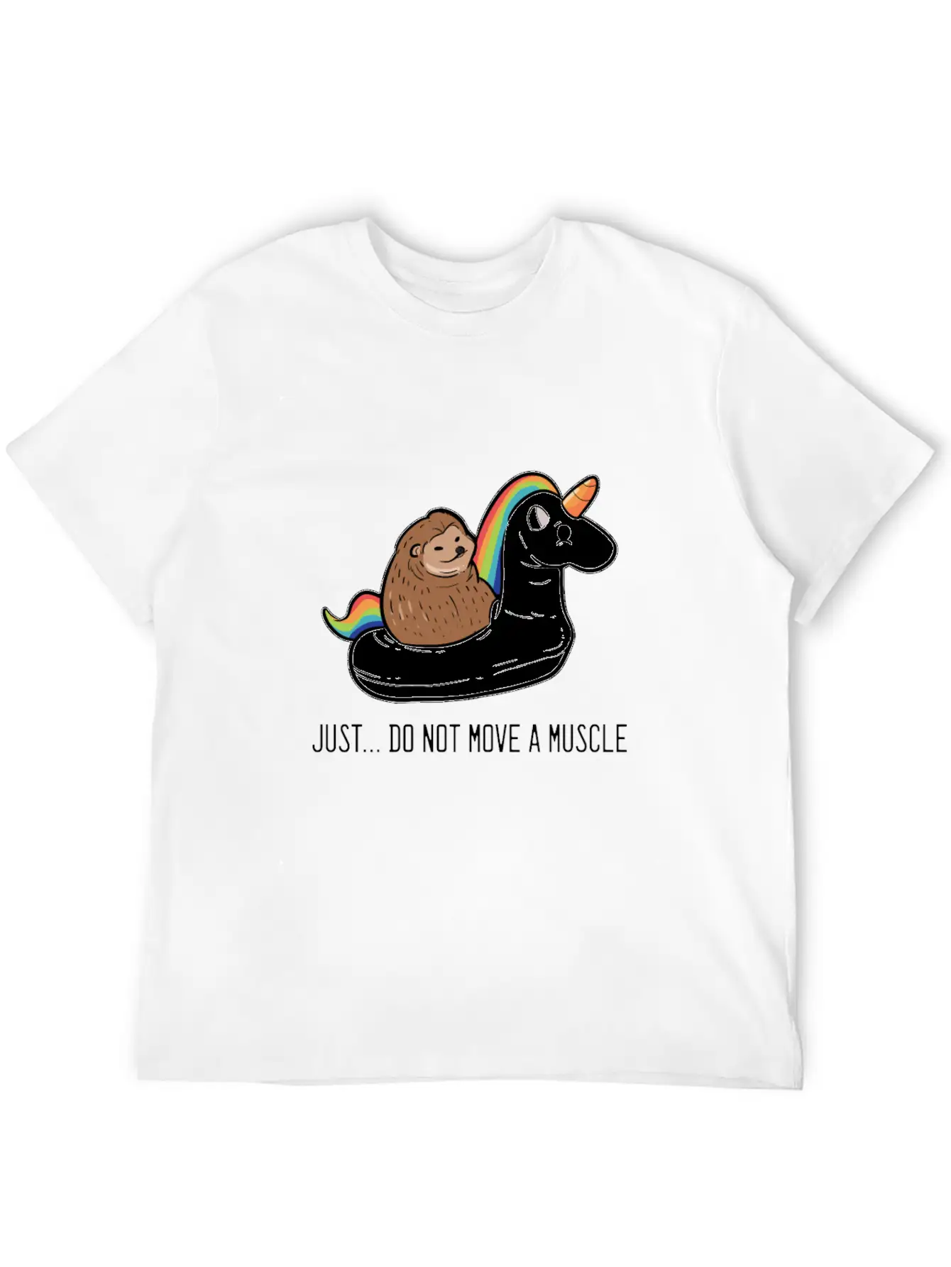 Hedgehog Unicorn Animal Lover Gift Unisex Casual T-Shirt – Clean Design For Daily Comfort