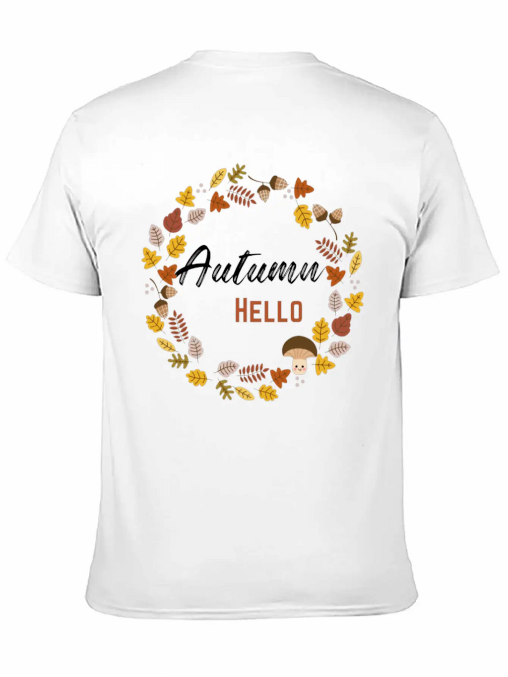 Hello Autumn Unisex Casual T-Shirt – Clean Design For Daily Comfort