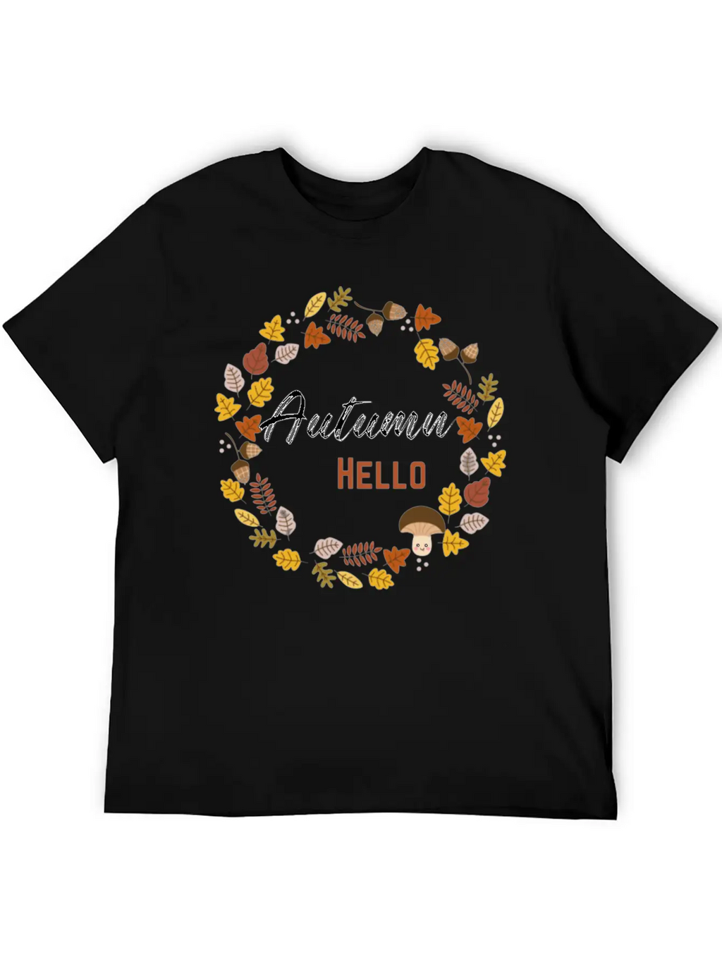 Hello Autumn Unisex Casual T-Shirt – Clean Design For Daily Comfort