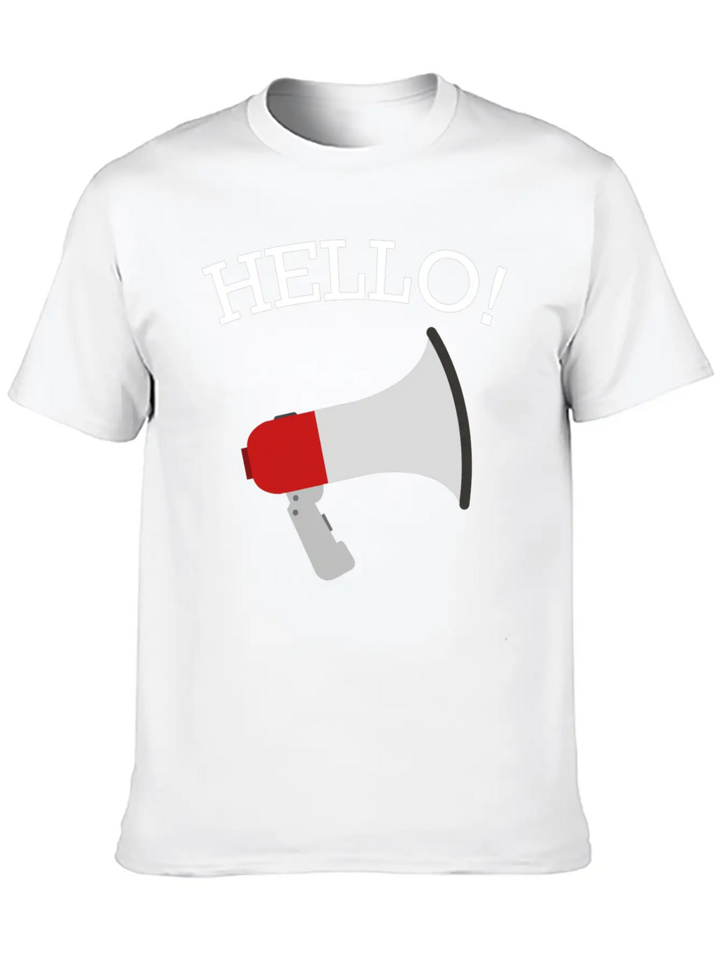 Hello Funny Quote Fun Hilarious Super Cool Gift Breathable Soft Cotton T-Shirt – Timeless Casual Look
