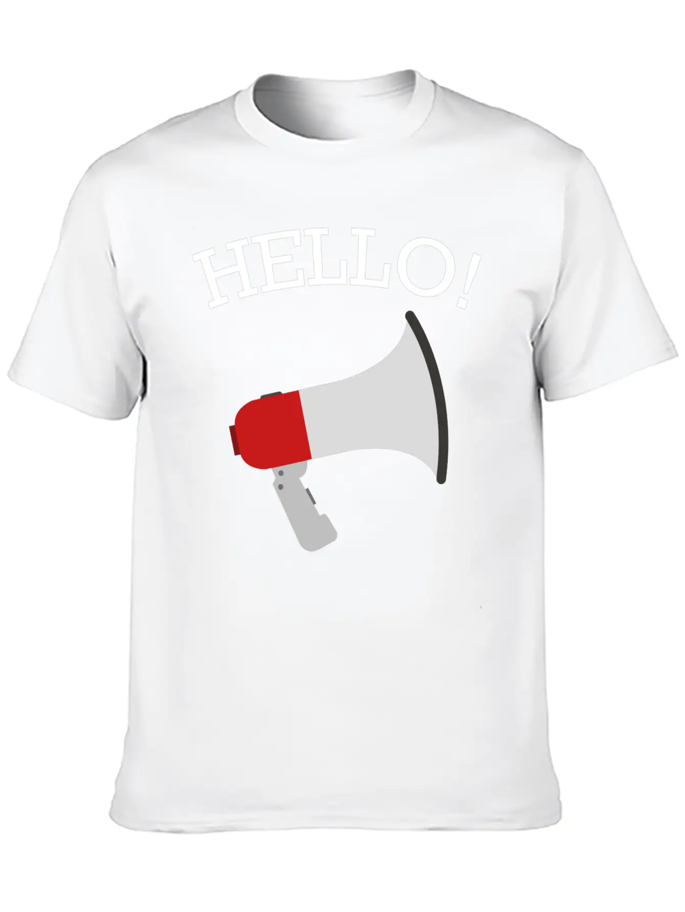 Hello Funny Quote Fun Hilarious Super Cool Gift Breathable Soft Cotton T-Shirt – Timeless Casual Look