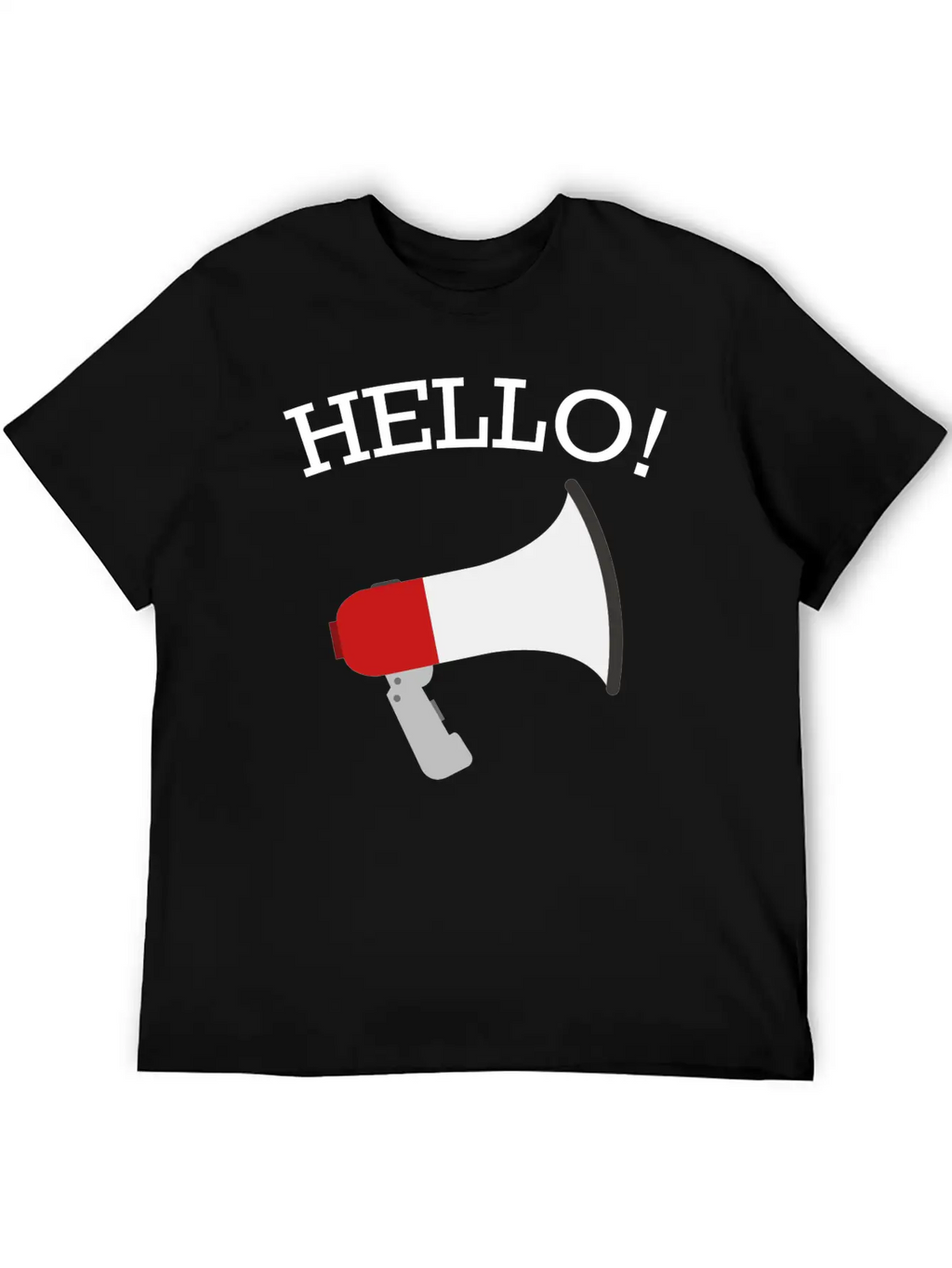 Hello Funny Quote Fun Hilarious Super Cool Gift Breathable Soft Cotton T-Shirt – Timeless Casual Look
