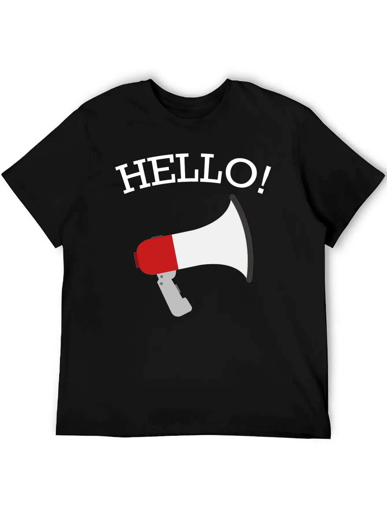Hello Funny Quote Fun Hilarious Super Cool Gift Breathable Soft Cotton T-Shirt – Timeless Casual Look