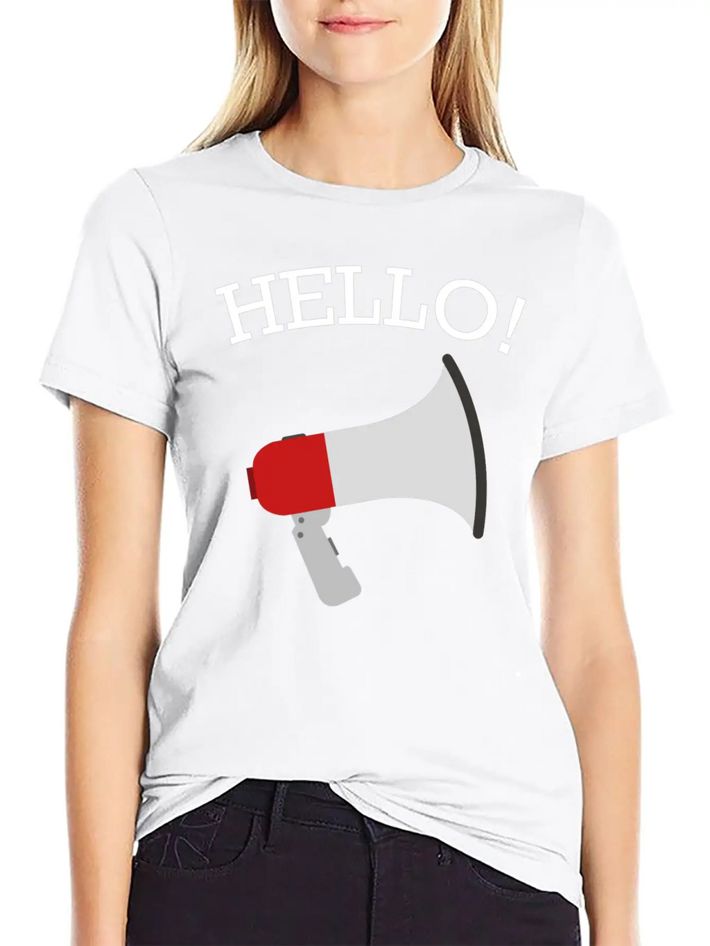 Hello Funny Quote Fun Hilarious Super Cool Gift Breathable Soft Cotton T-Shirt – Timeless Casual Look