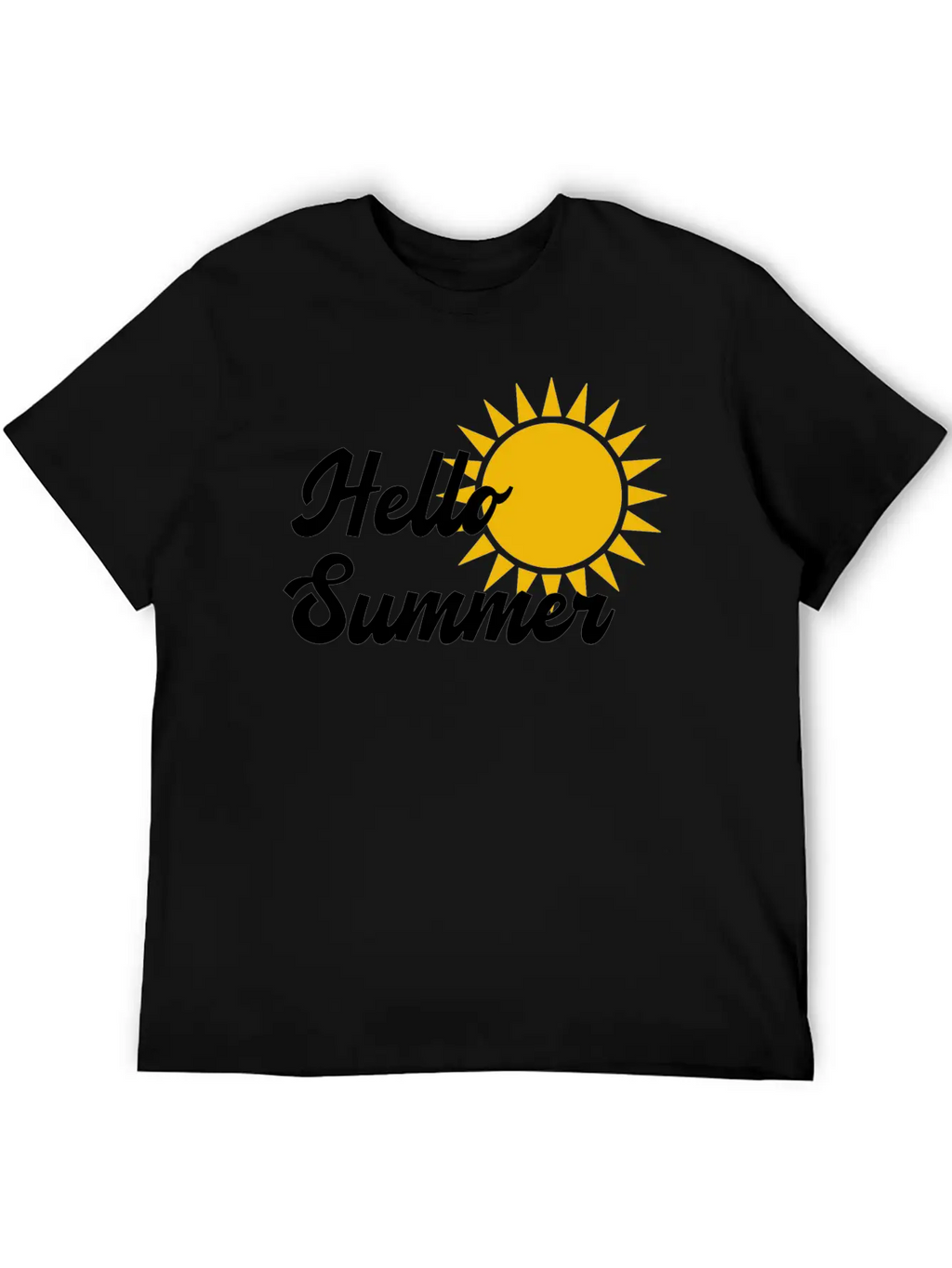 Hello Summer Stylish Everyday T-Shirt – Unisex Basic Cotton Tee
