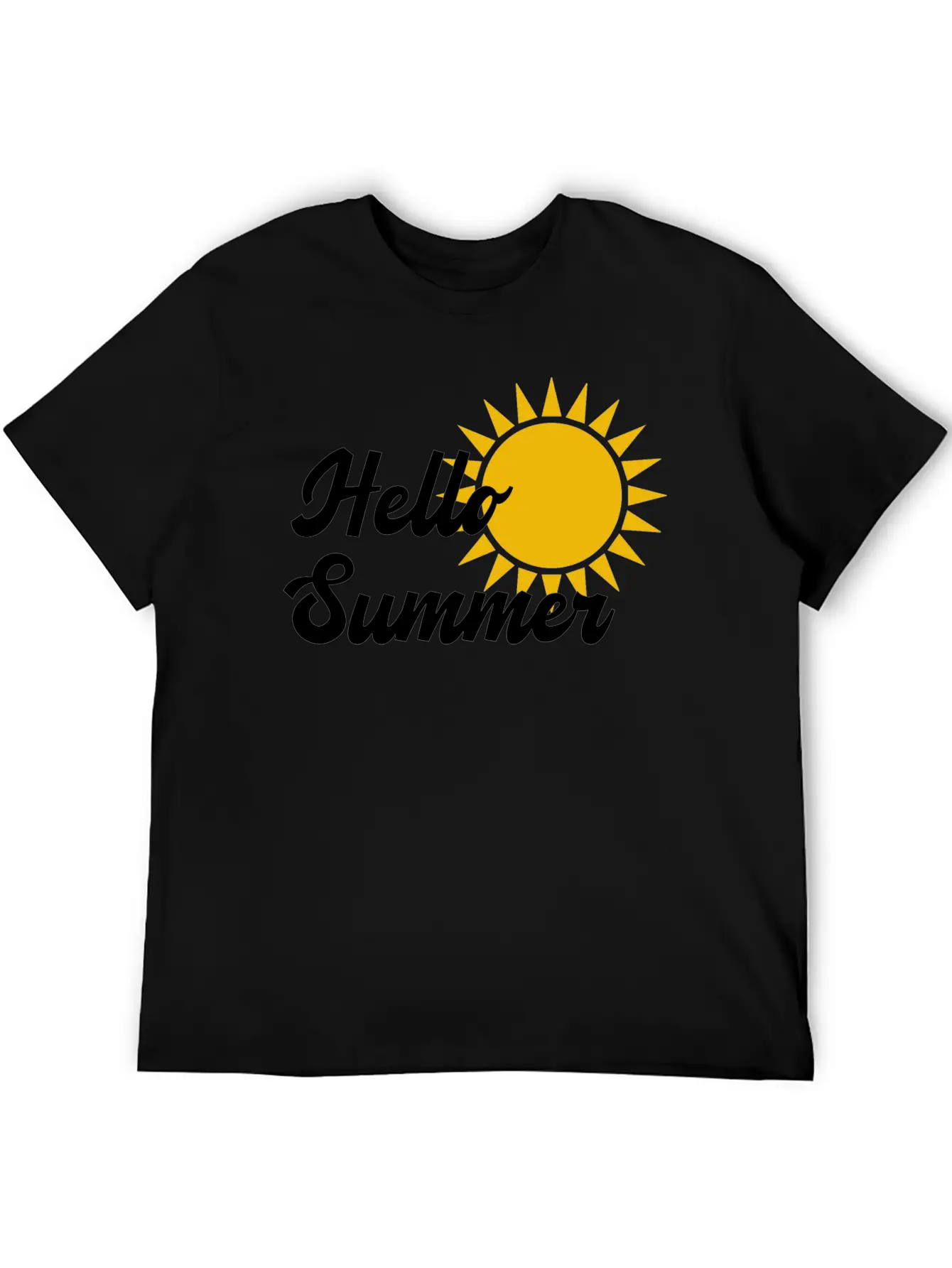 Hello Summer Stylish Everyday T-Shirt – Unisex Basic Cotton Tee