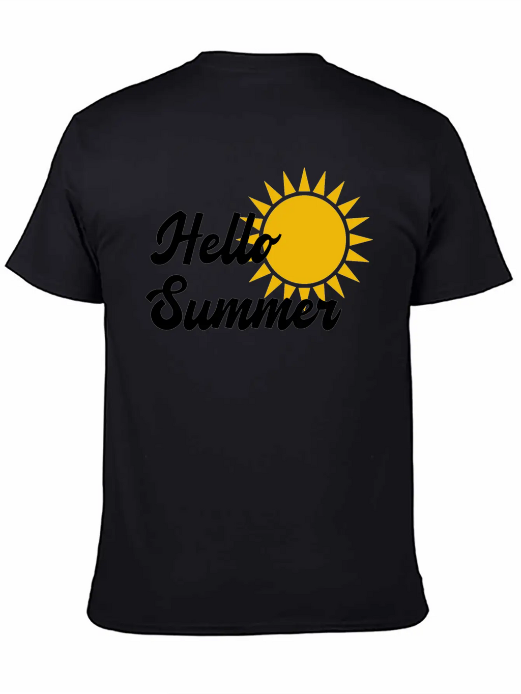 Hello Summer Stylish Everyday T-Shirt – Unisex Basic Cotton Tee