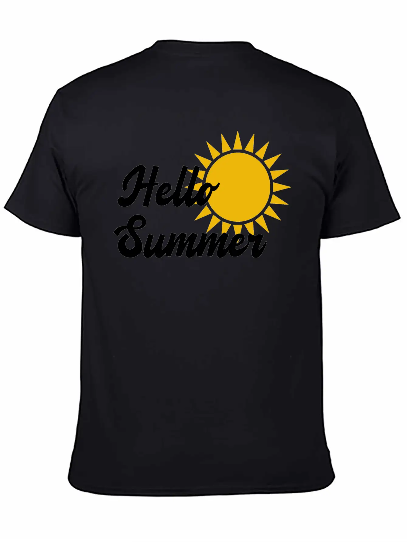 Hello Summer Stylish Everyday T-Shirt – Unisex Basic Cotton Tee