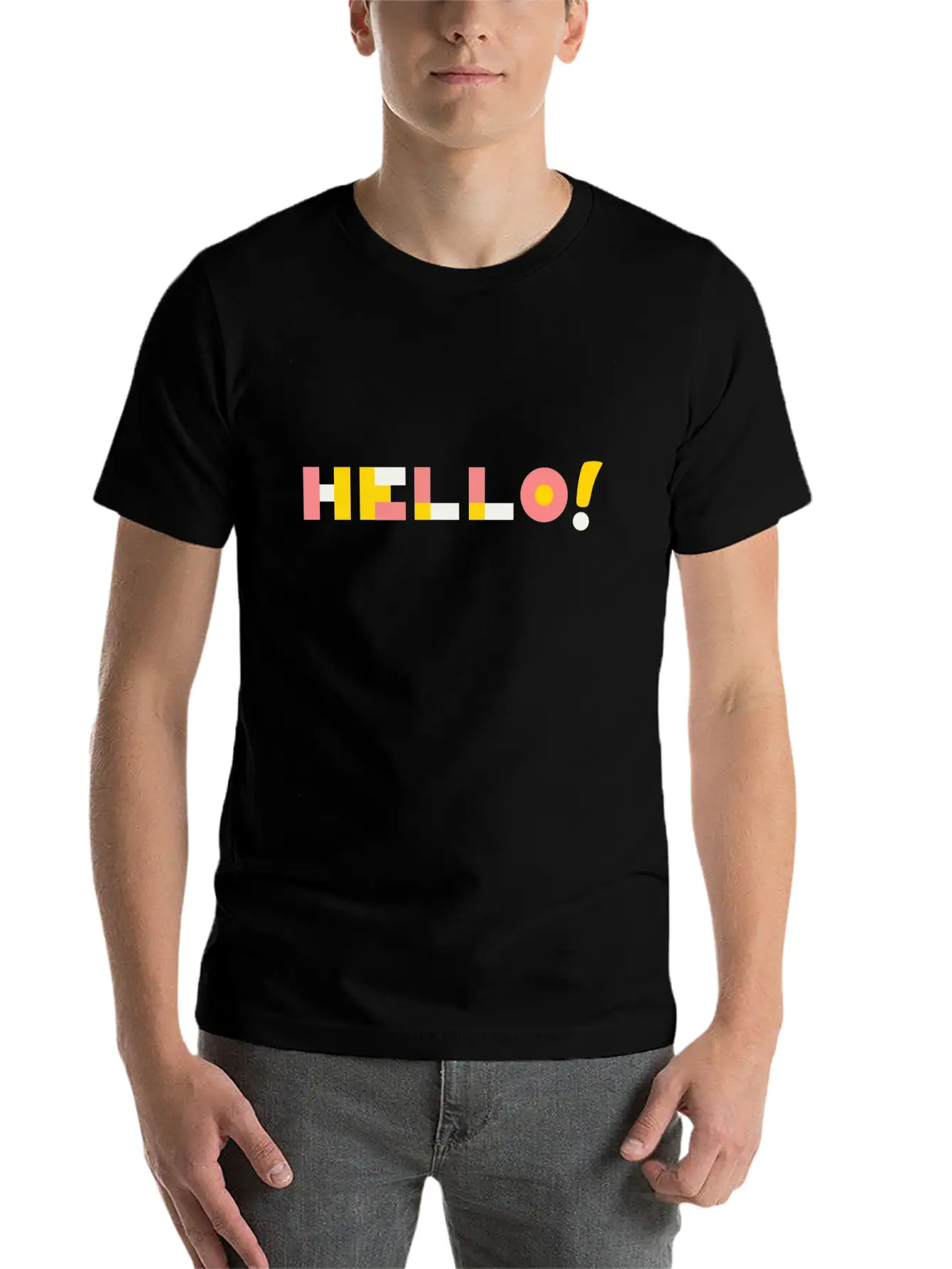 Hello Unisex Casual T-Shirt – Clean Design For Daily Comfort