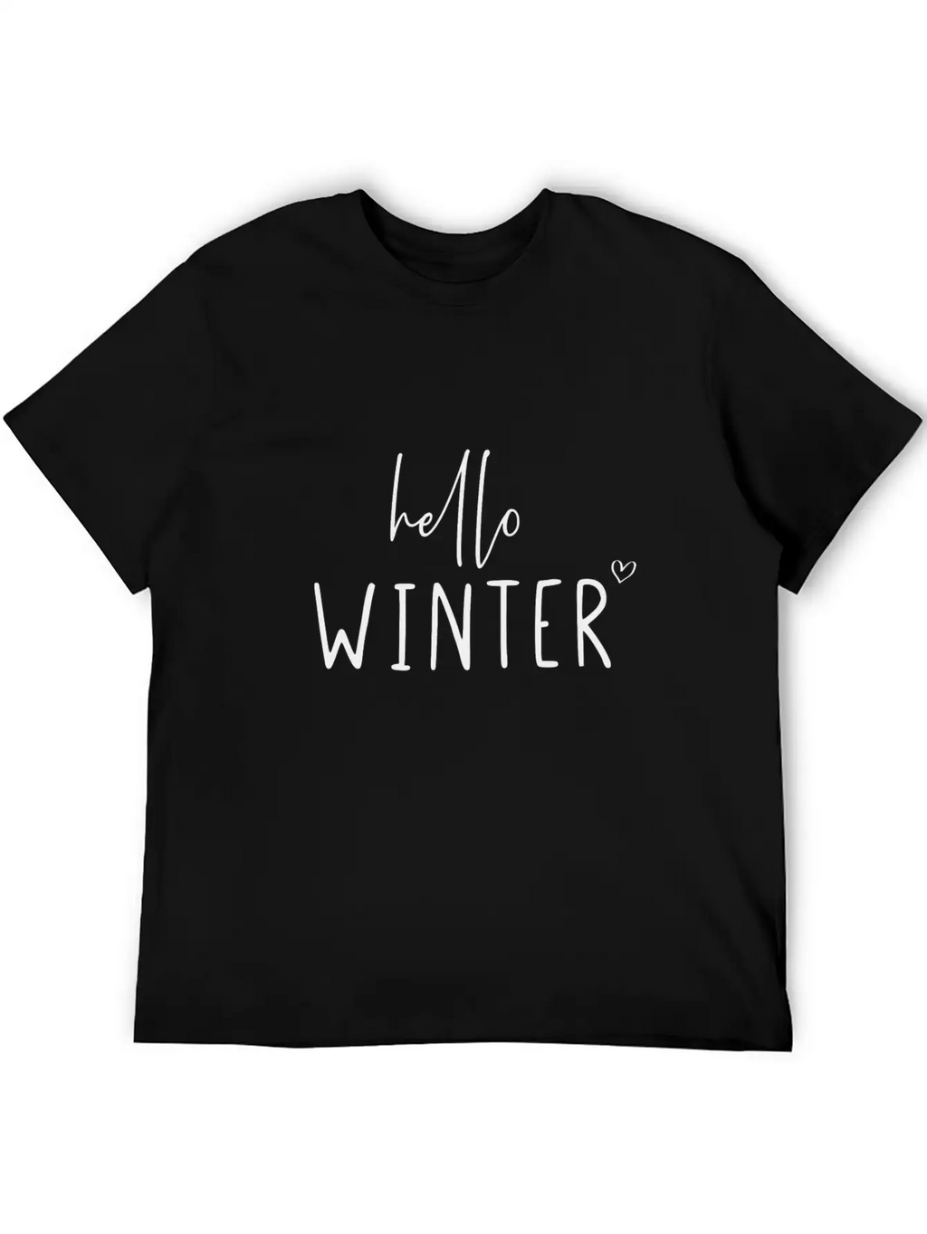 Hello Winter Classic Cotton Tee – Unisex Comfort For Any Season