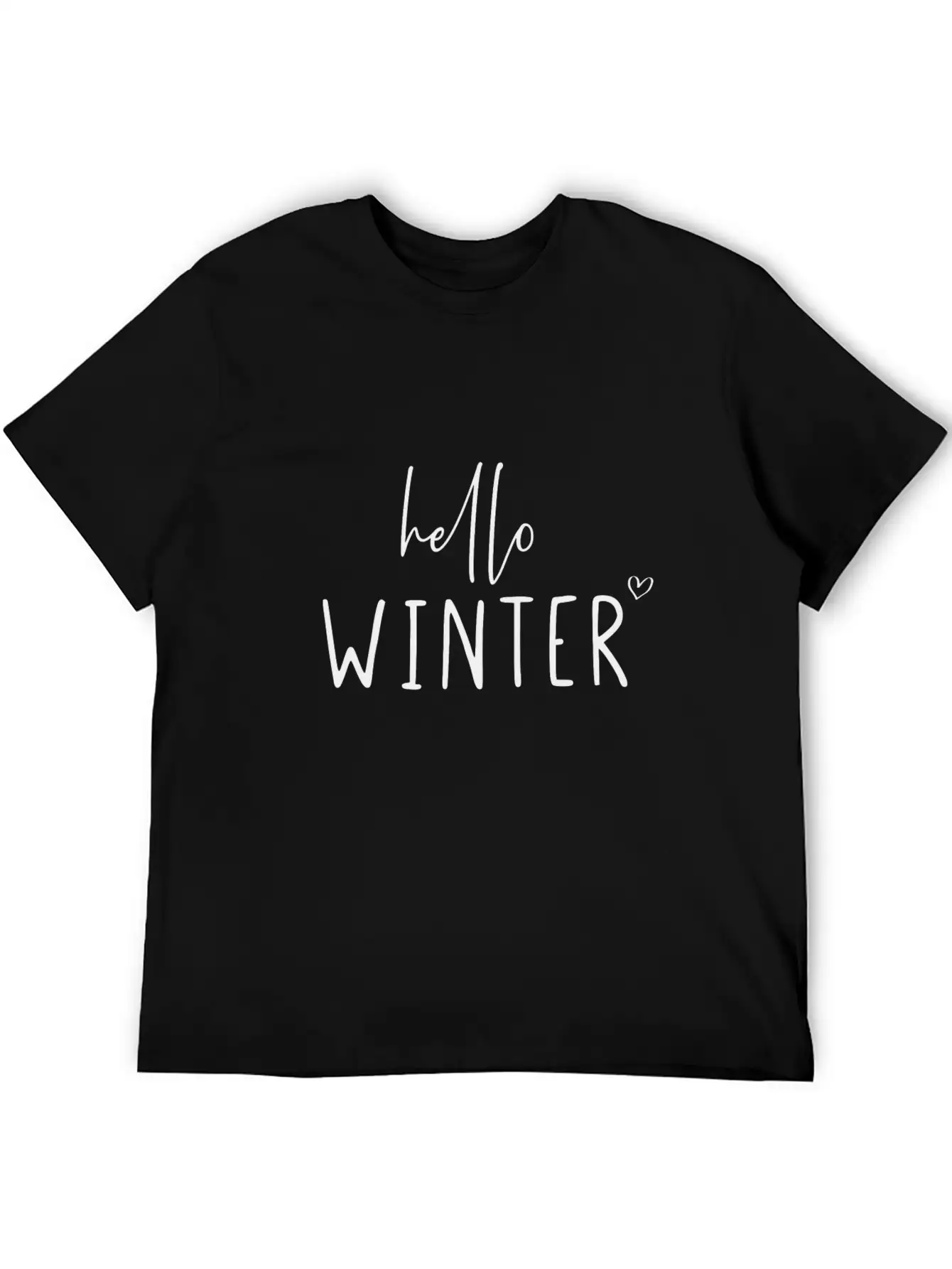 Hello Winter Classic Cotton Tee – Unisex Comfort For Any Season